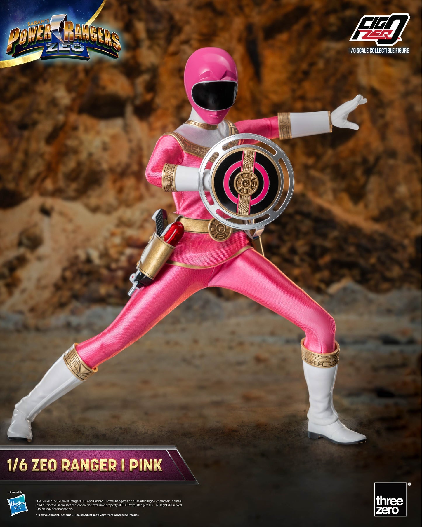 Threezero: Rerun Power Rangers Zeo - FigZero 1/6 Zeo Ranger I Pink