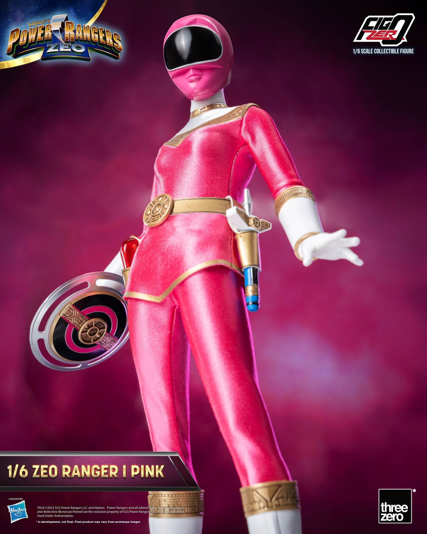 Threezero: Rerun Power Rangers Zeo - FigZero 1/6 Zeo Ranger I Pink