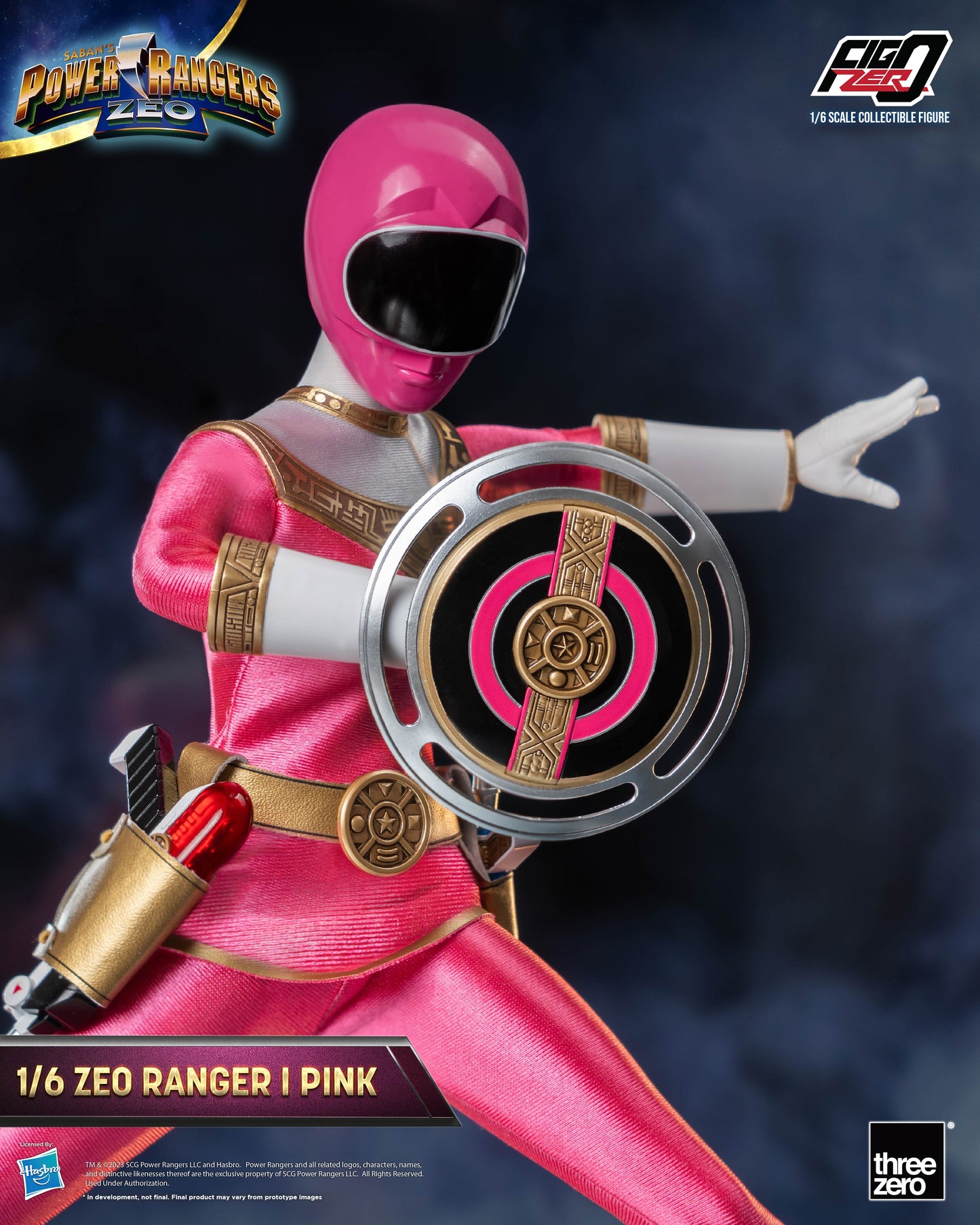 Threezero: Rerun Power Rangers Zeo - FigZero 1/6 Zeo Ranger I Pink