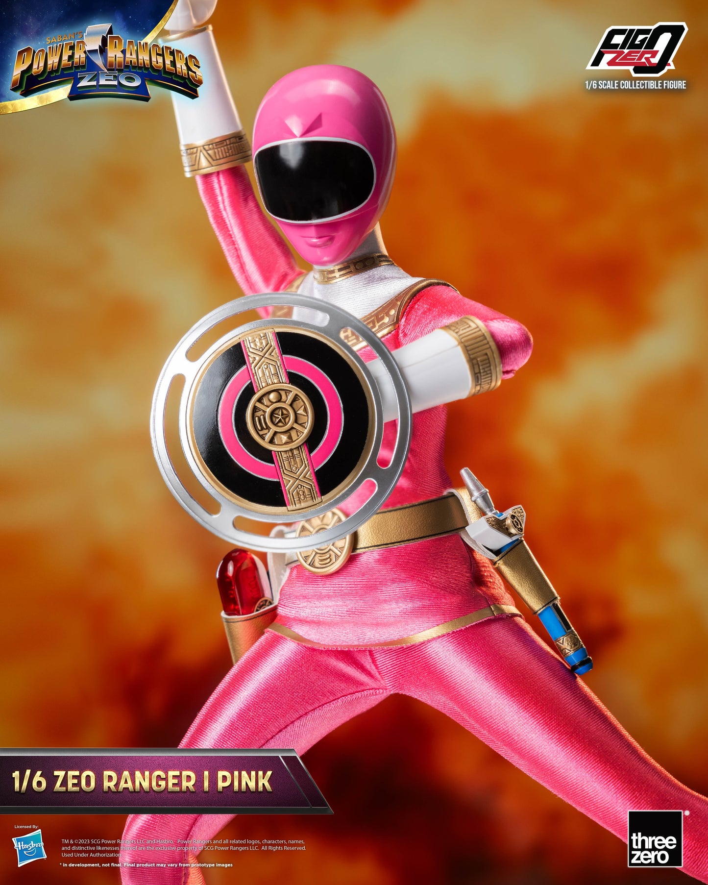Threezero: Rerun Power Rangers Zeo - FigZero 1/6 Zeo Ranger I Pink