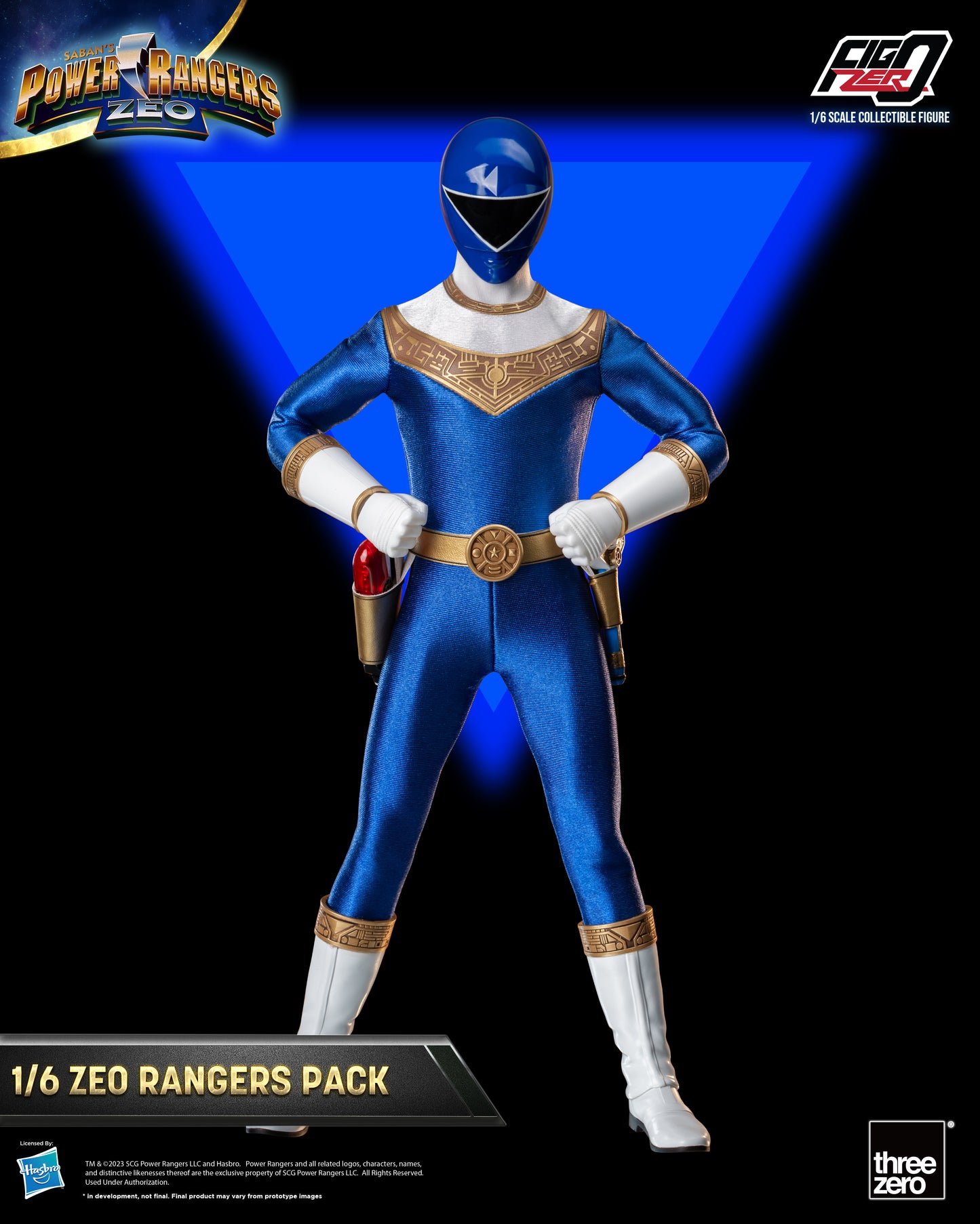 Threezero: Rerun Power Rangers Zeo - FigZero 1/6 Zeo Rangers Pack