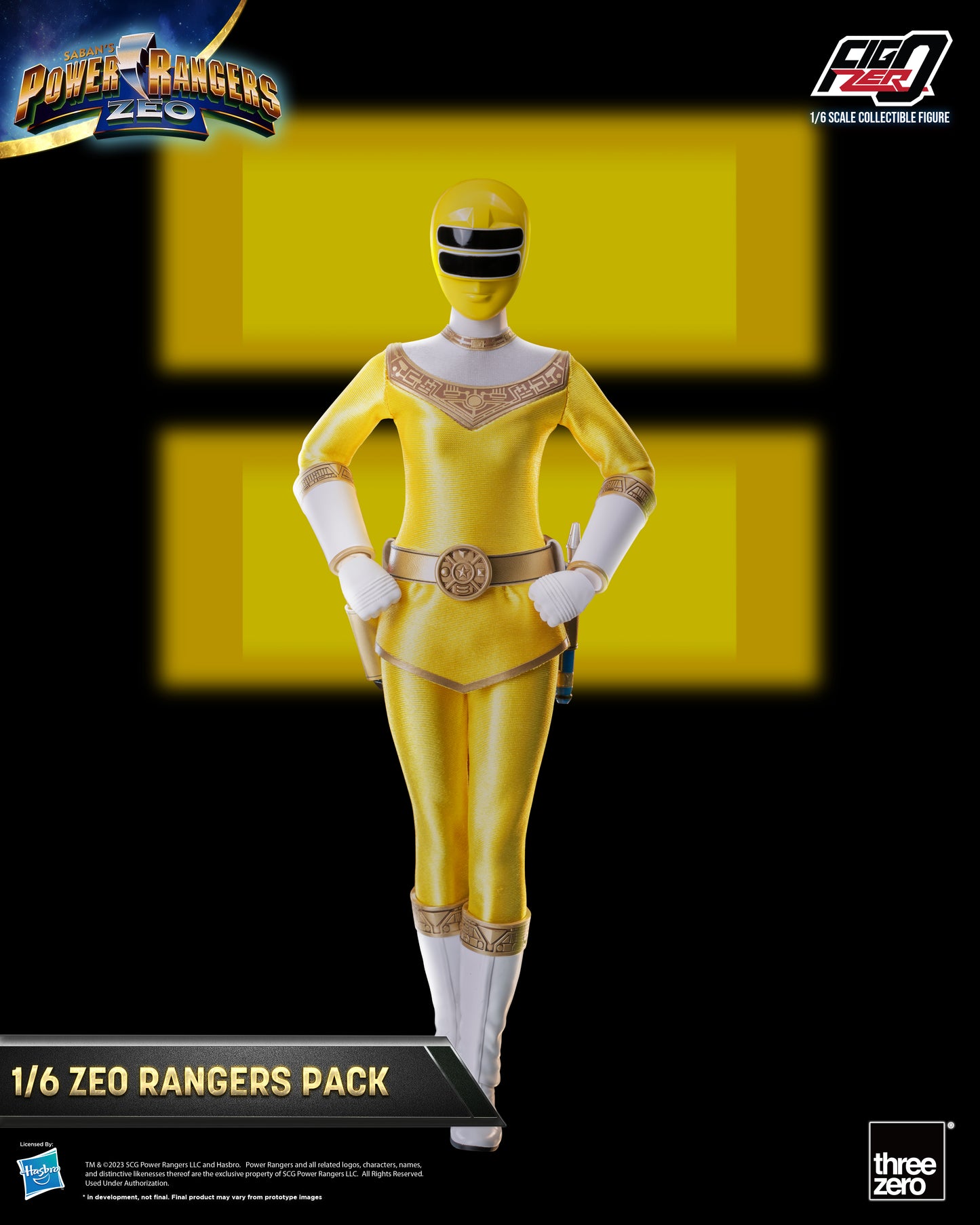 Threezero: Rerun Power Rangers Zeo - FigZero 1/6 Zeo Rangers Pack