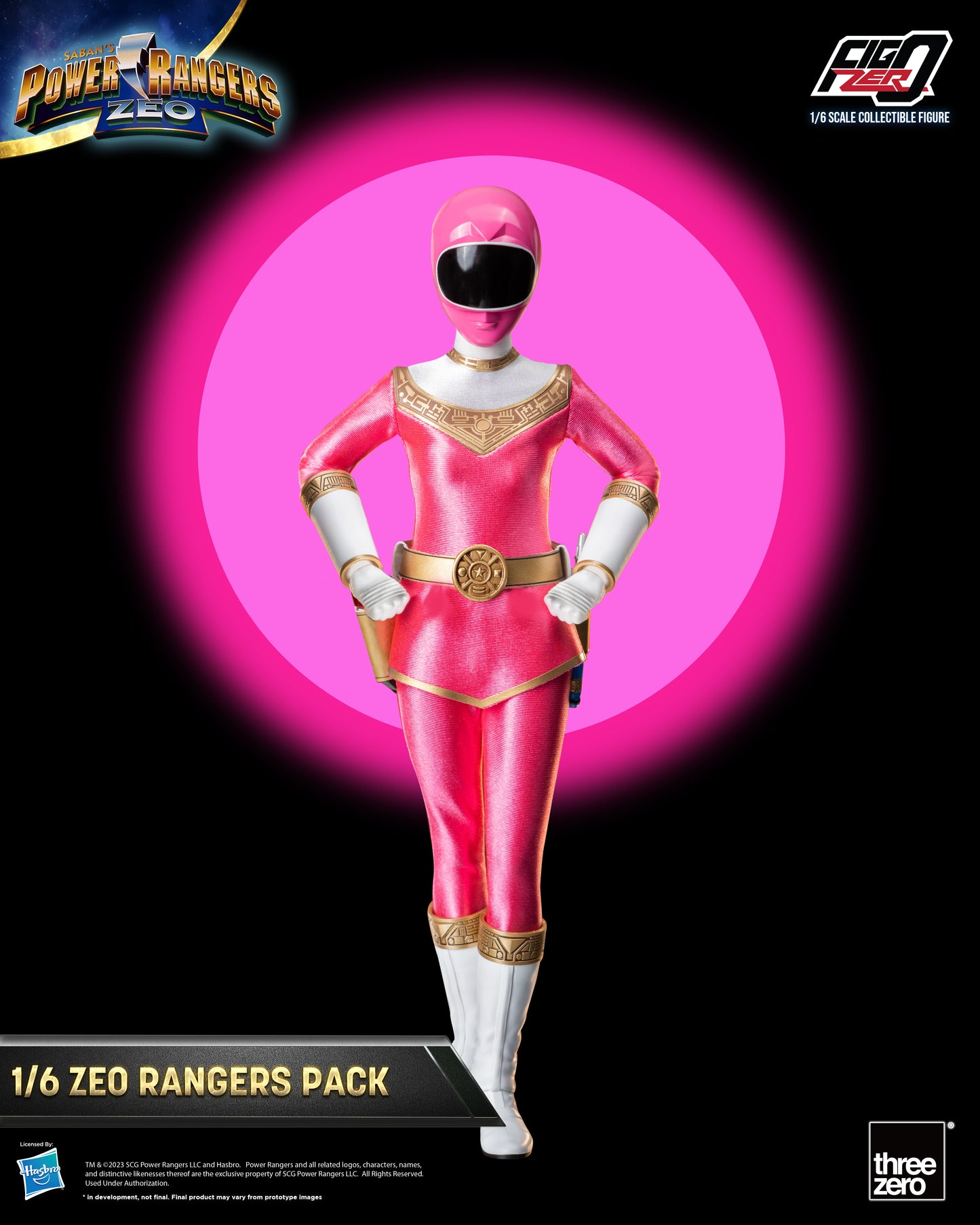 Threezero: Rerun Power Rangers Zeo - FigZero 1/6 Zeo Rangers Pack