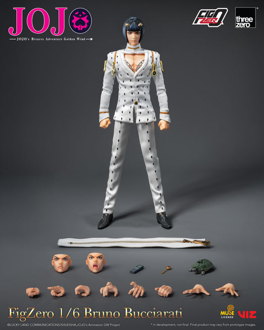 Threezero: JOJO's Bizarre Adventure: Golden Wind FigZero 1/6 Bruno Bucciarati