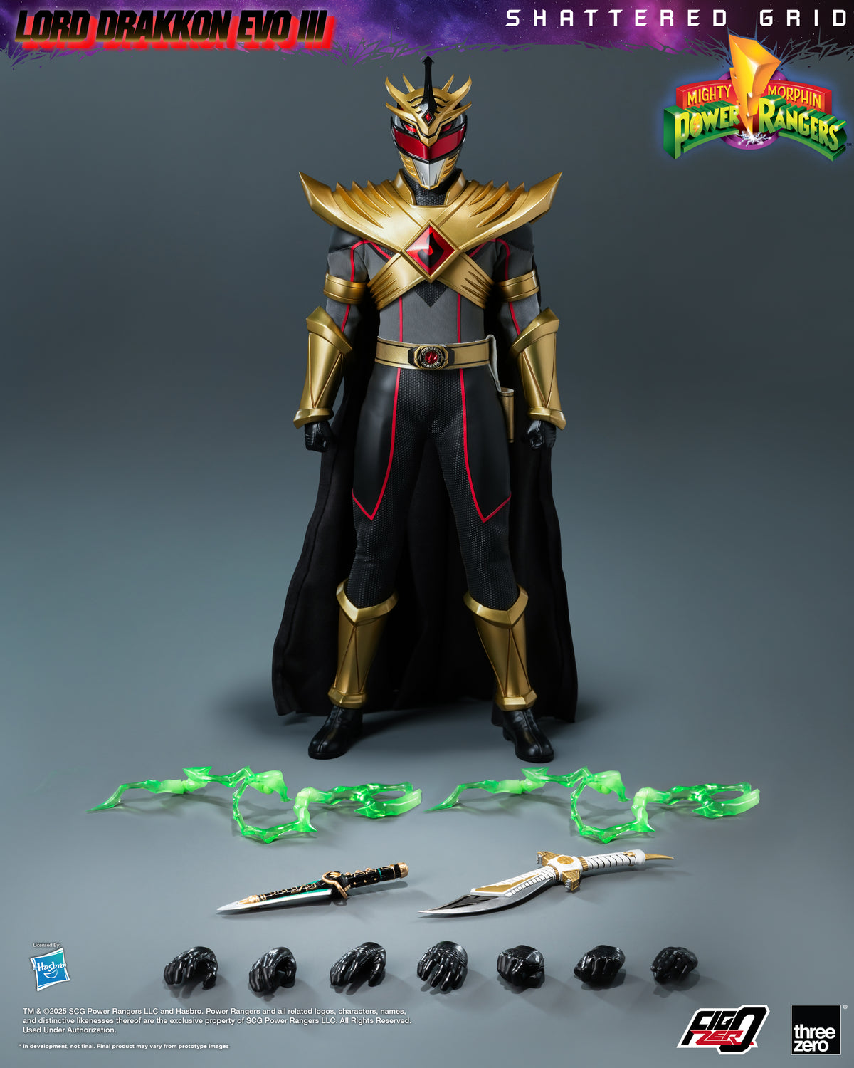 Threezero: Mighty Morphin Power Rangers: Shattered Grid - FigZero 1/6 ...