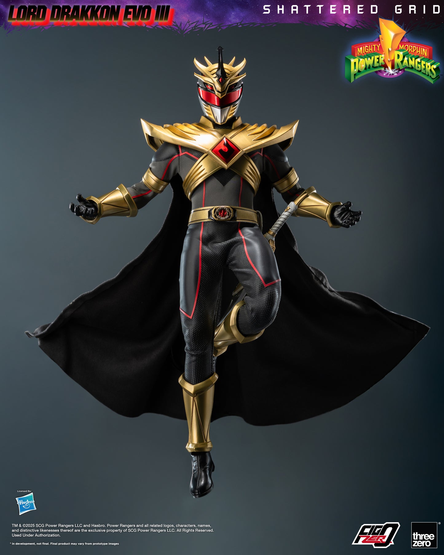 Threezero: Mighty Morphin Power Rangers: Shattered Grid - FigZero 1/6 Lord Drakkon Evo III