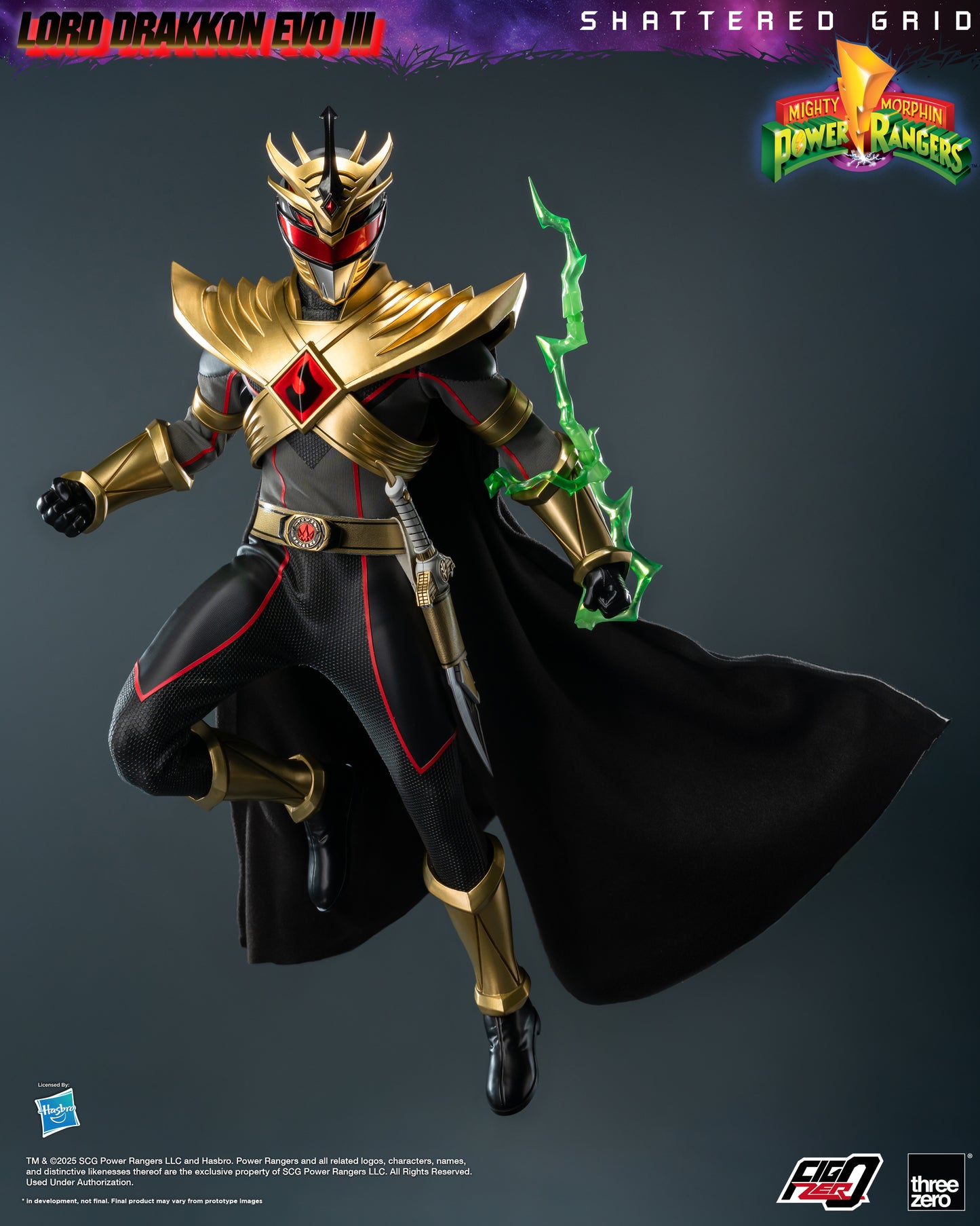 Threezero: Mighty Morphin Power Rangers: Shattered Grid - FigZero 1/6 Lord Drakkon Evo III