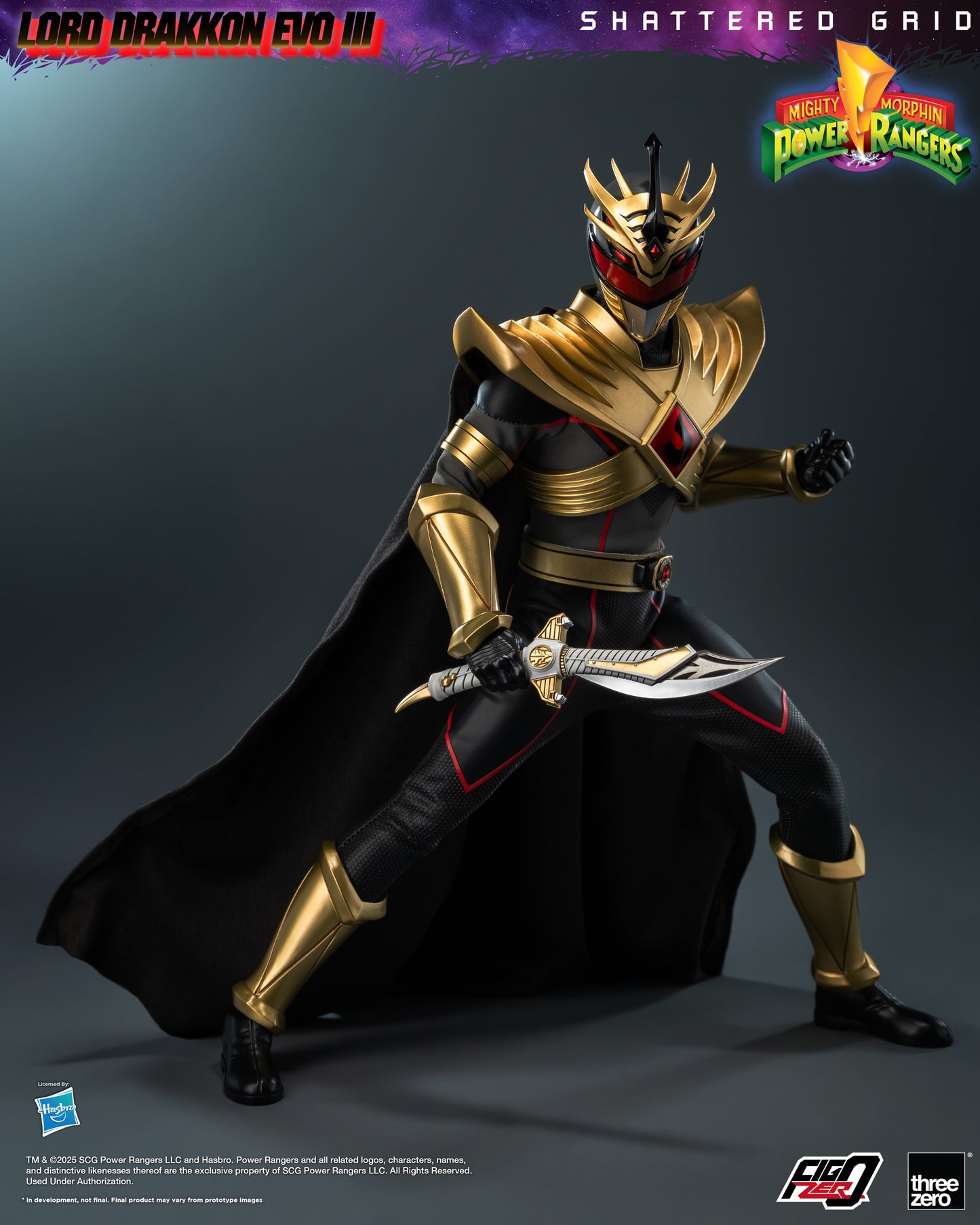 Threezero: Mighty Morphin Power Rangers: Shattered Grid - FigZero 1/6 Lord Drakkon Evo III