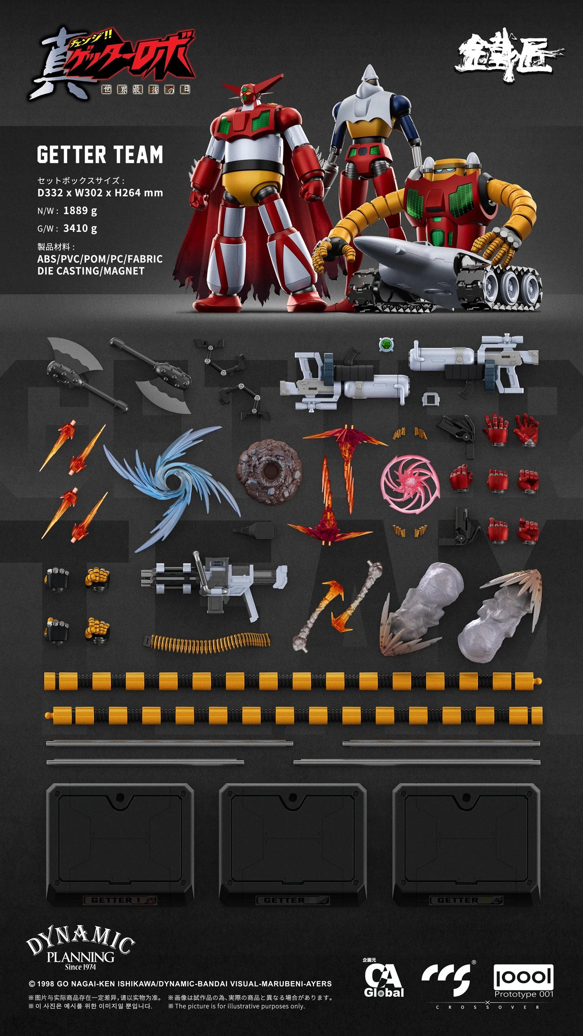 [CCS Toys] GETTER TEAM
