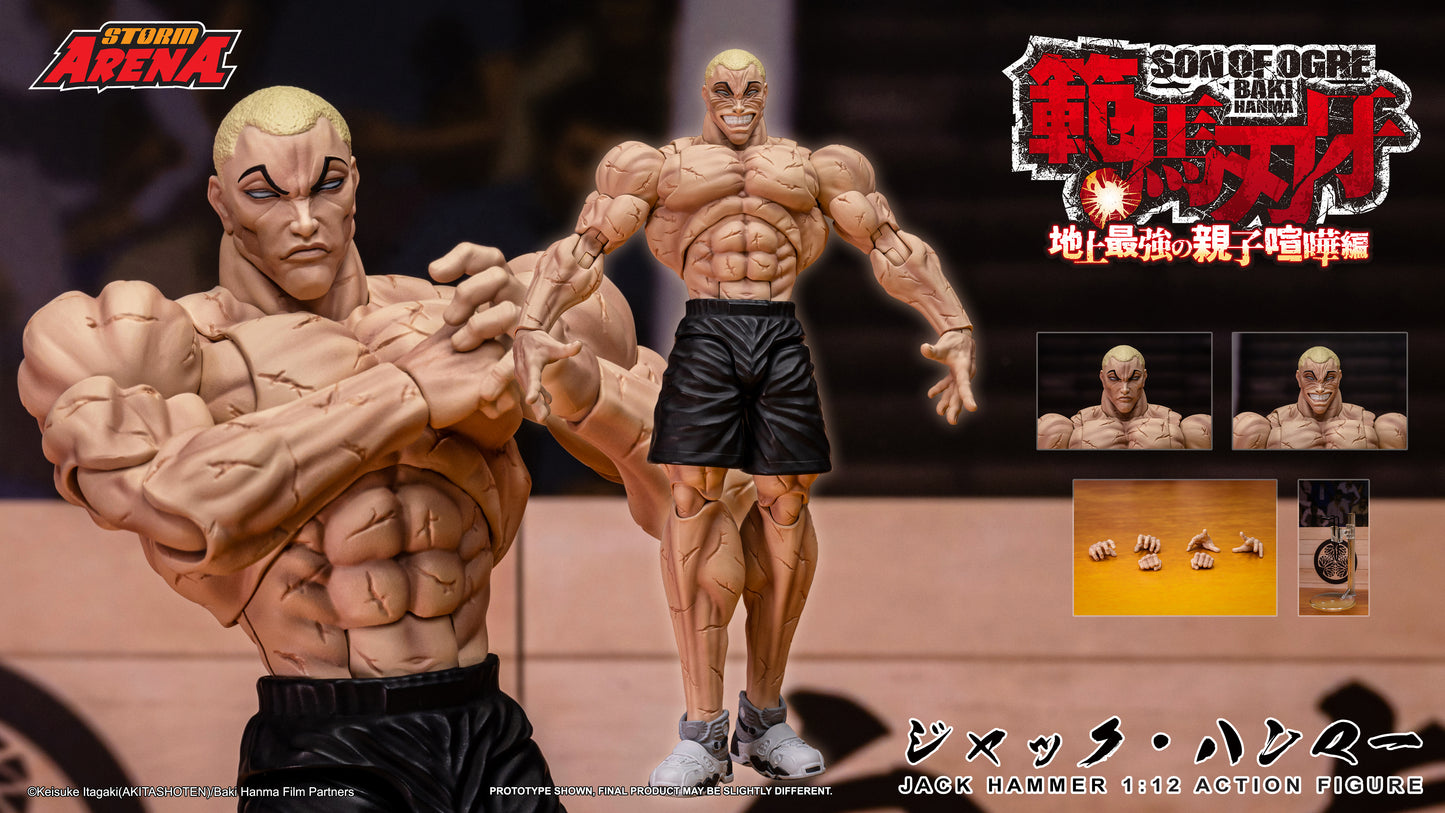 Storm Collectibles: Jack Hammer - Son of Orge Baki Hanma "Storm Arena" 1/12 scale
