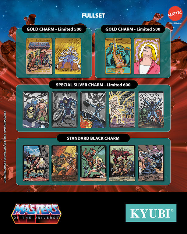 KYUBI Charm Collection Series: Masters of the Universe He-Man Blind Boxe