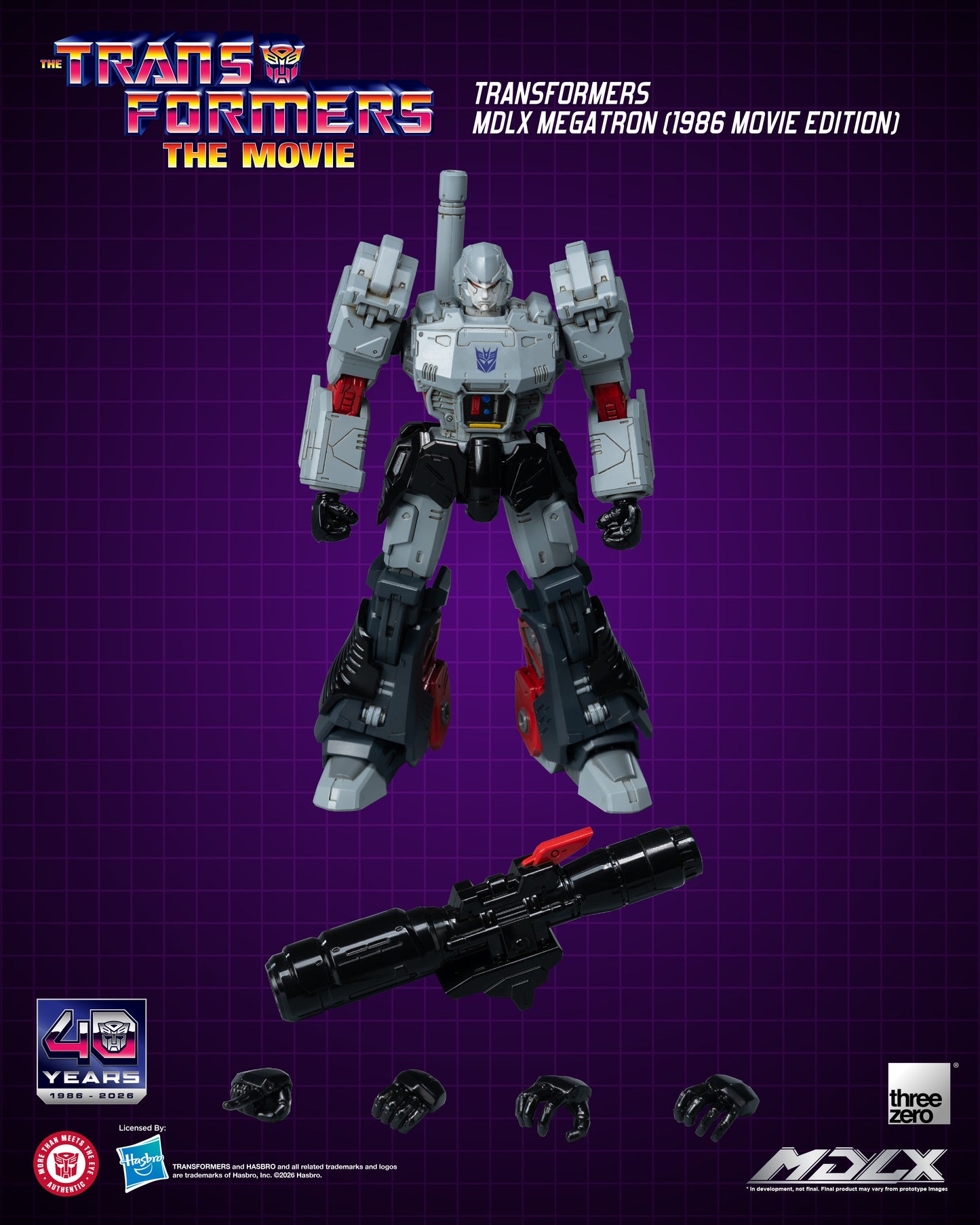 [Threezero] 3Z1163 Transformers MDLX Megatron (1986 Movie Edition)