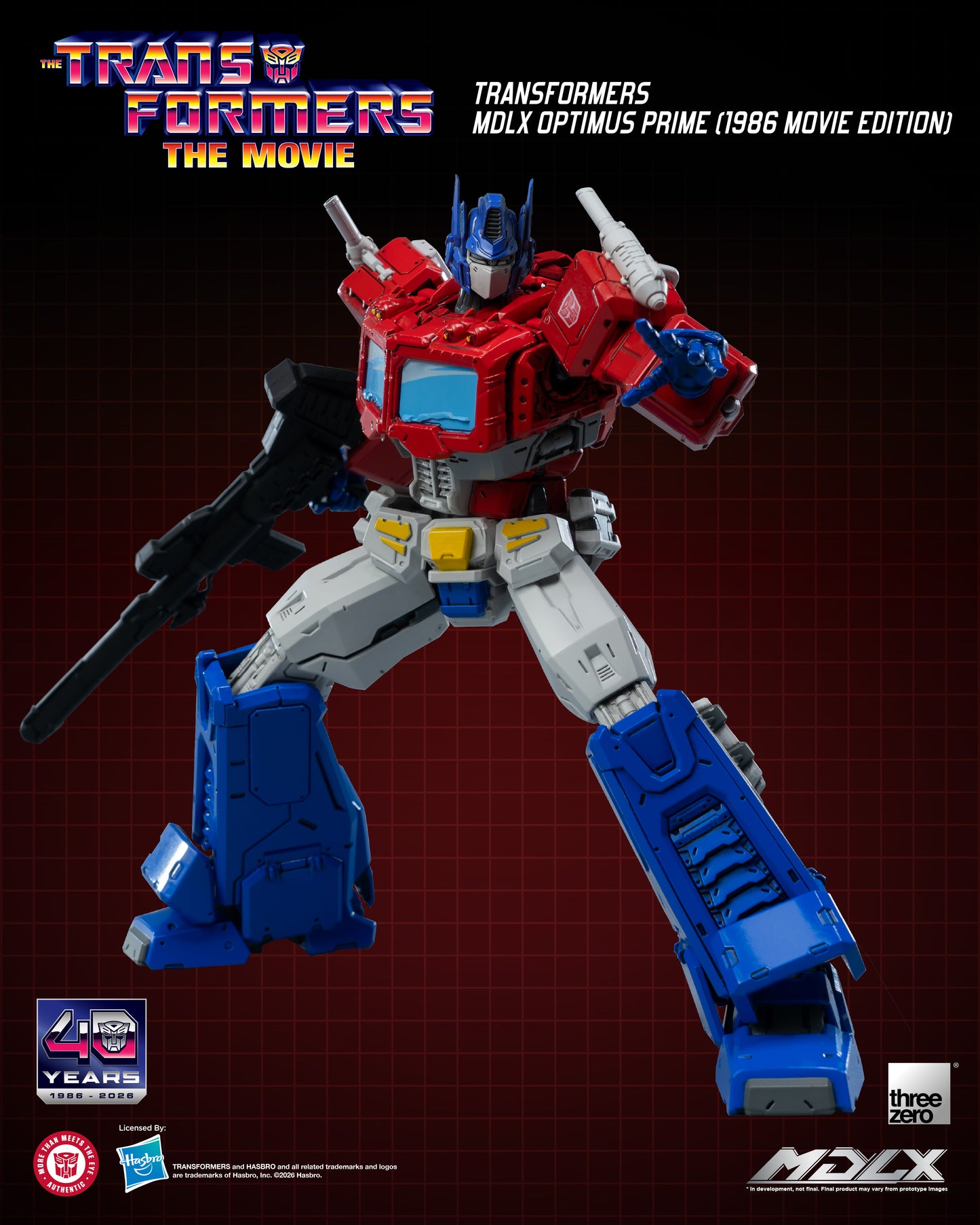 [Threezero] 3Z1161 Transformers MDLX Optimus Prime (1986 Movie Edition)