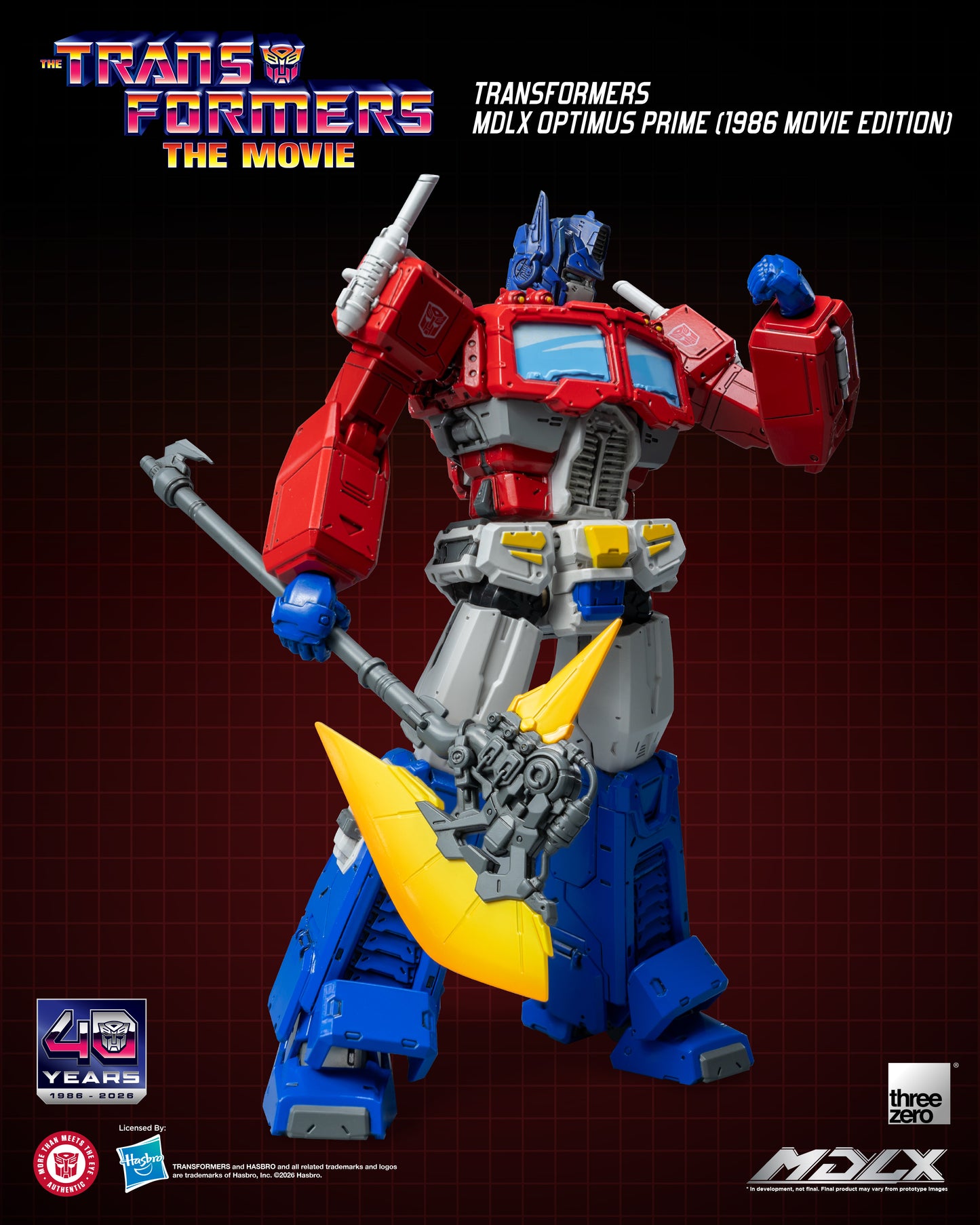 [Threezero] 3Z1161 Transformers MDLX Optimus Prime (1986 Movie Edition)