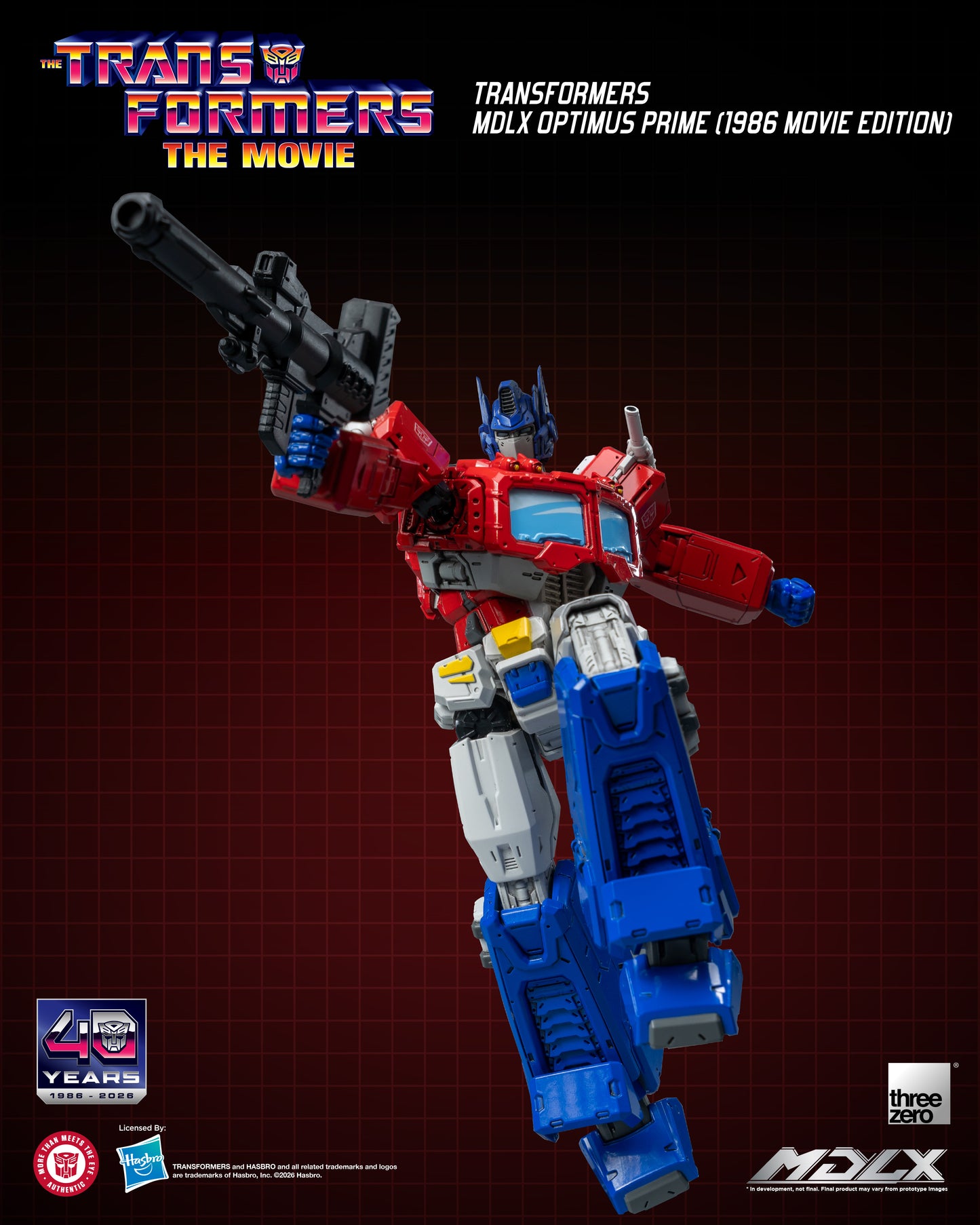 [Threezero] 3Z1161 Transformers MDLX Optimus Prime (1986 Movie Edition)