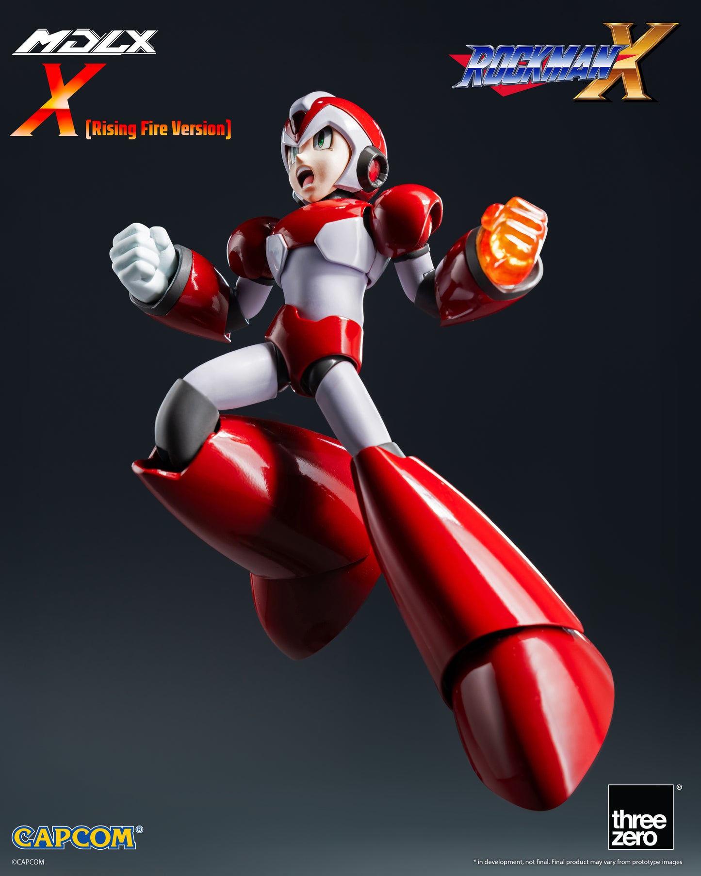 Threezero: Rockman X / Mega Man X MDLX X (Rising Fire Version)