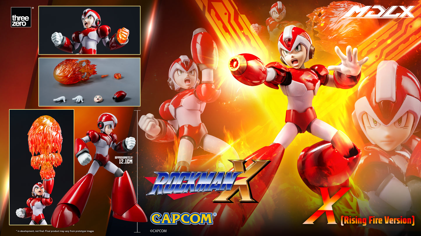 Threezero: Rockman X / Mega Man X MDLX X (Rising Fire Version)