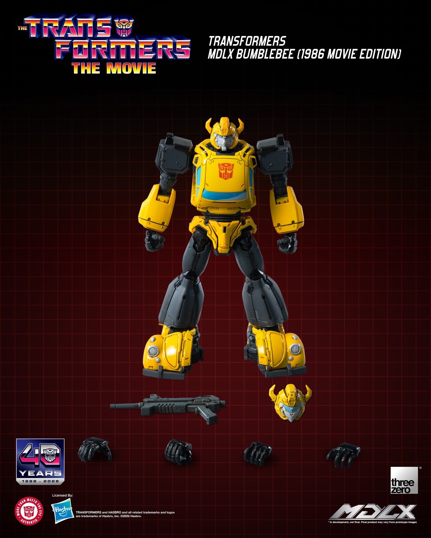 [Threezero] 3Z1162 Transformers MDLX Bumblebee (1986 Movie Edition)