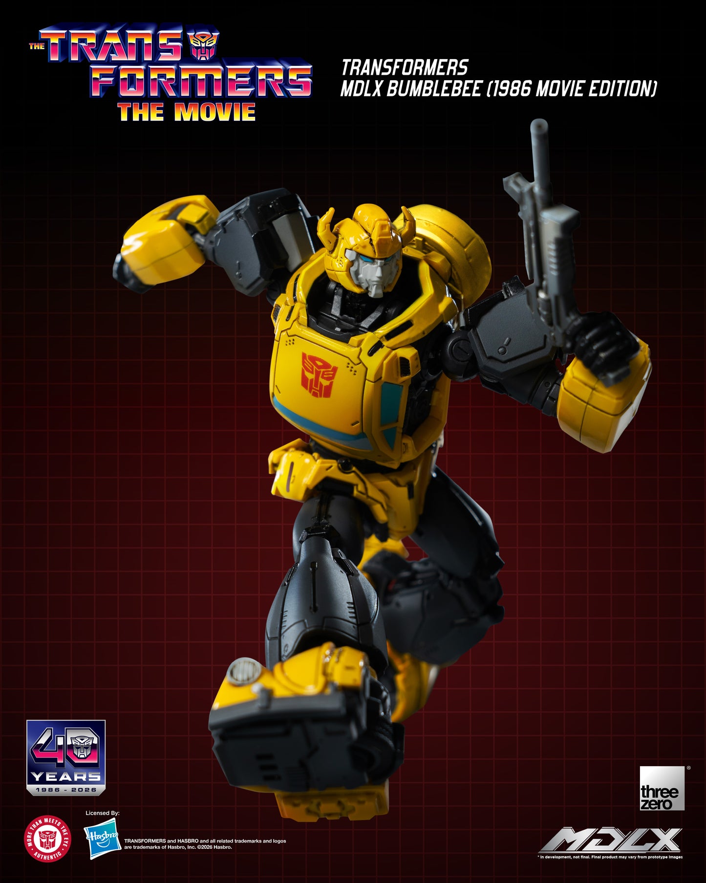 [Threezero] 3Z1162 Transformers MDLX Bumblebee (1986 Movie Edition)