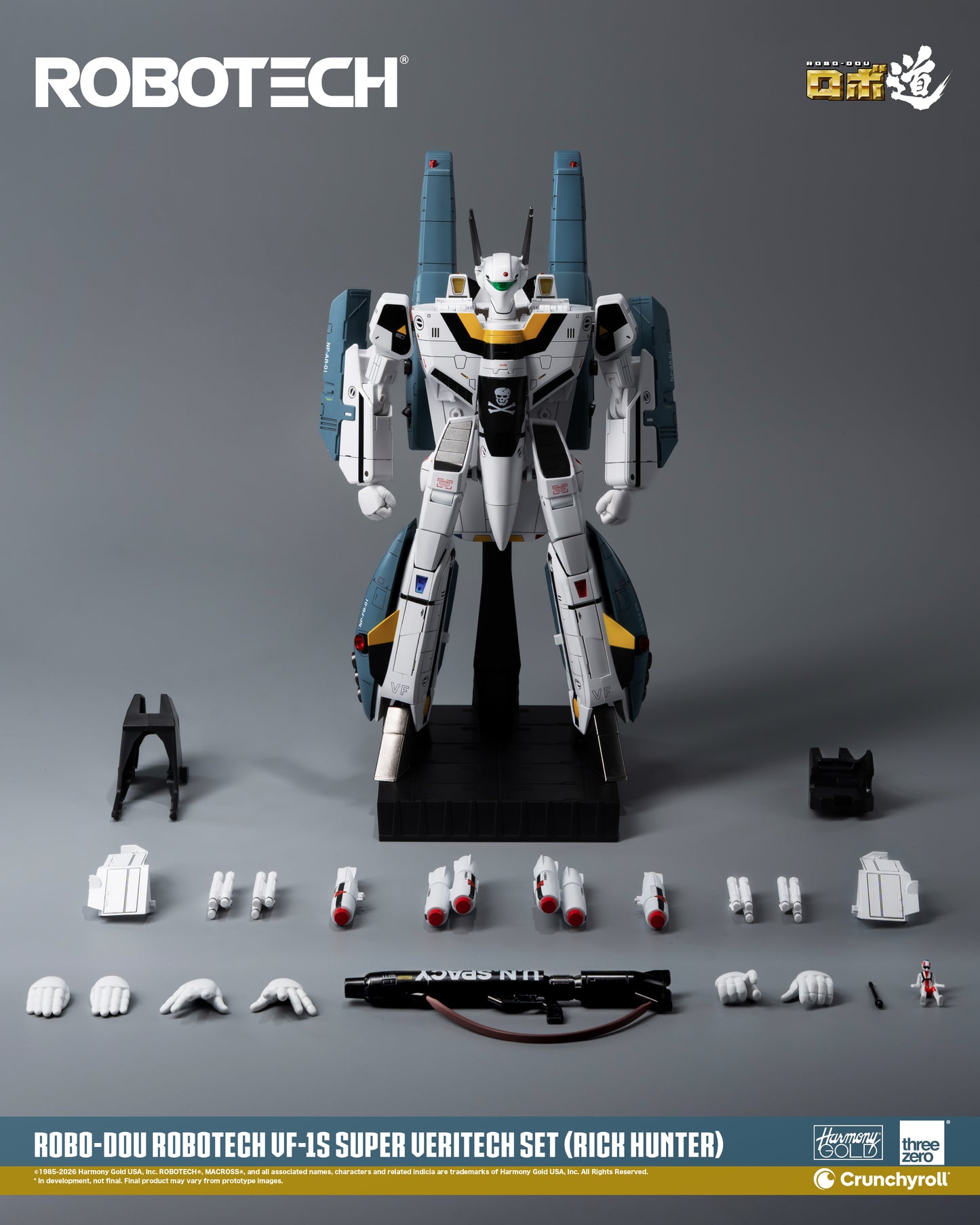 [Threezero] 3Z0307 ROBO-DOU ROBOTECH VF‐1S Super Veritech Set (RICK HUNTER)