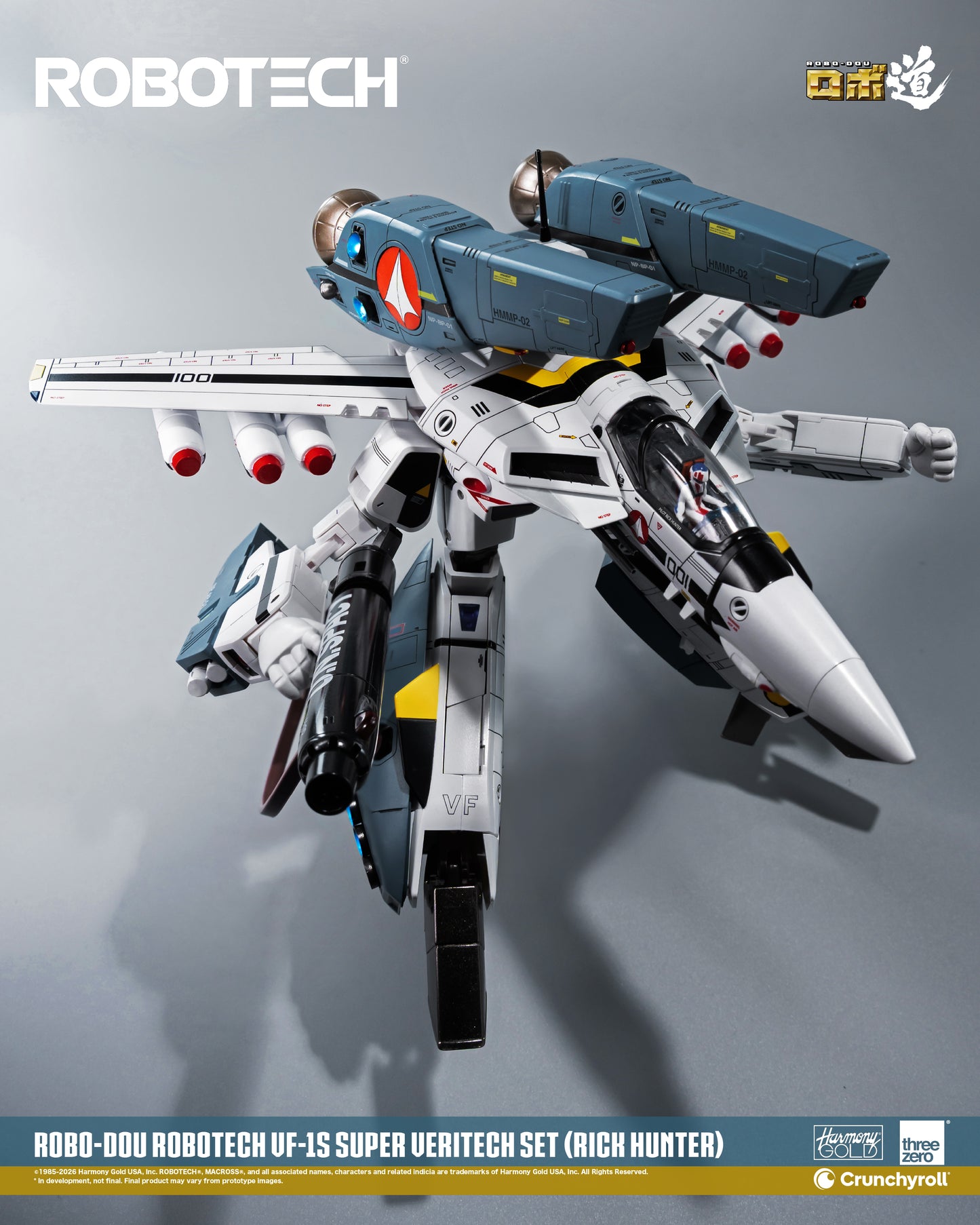 [Threezero] 3Z0307 ROBO-DOU ROBOTECH VF‐1S Super Veritech Set (RICK HUNTER)