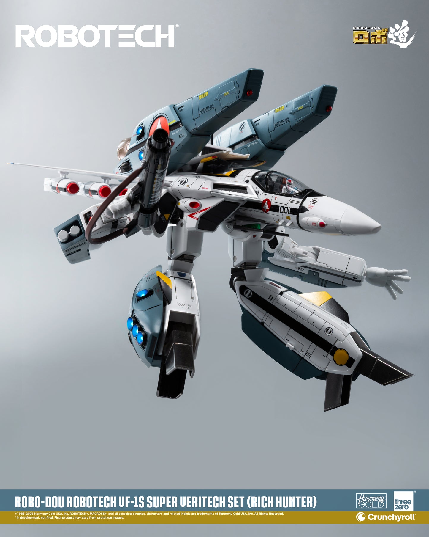 [Threezero] 3Z0307 ROBO-DOU ROBOTECH VF‐1S Super Veritech Set (RICK HUNTER)