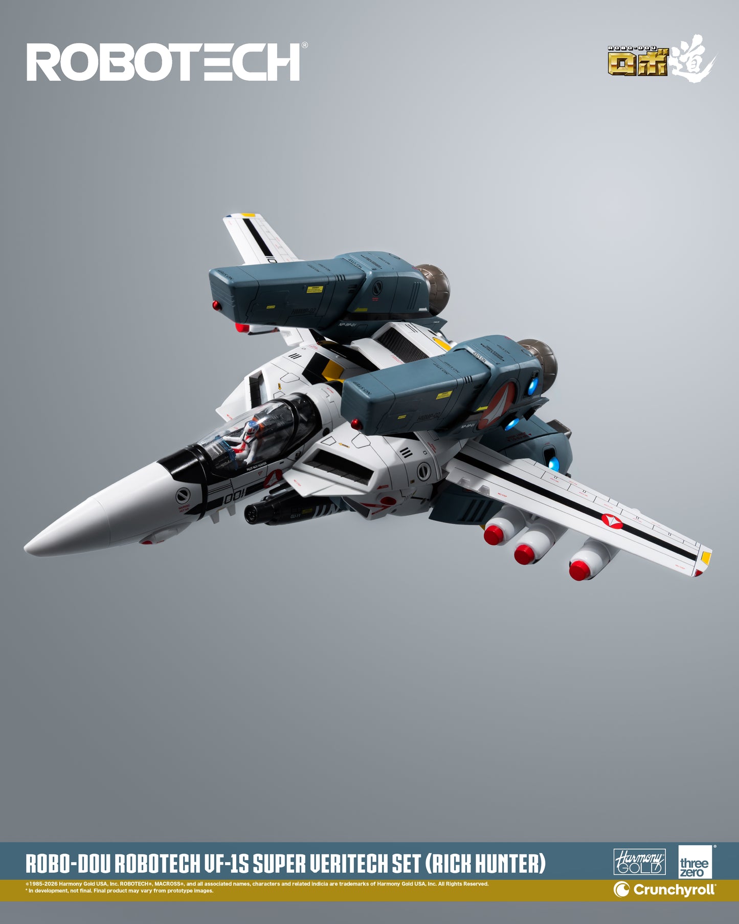 [Threezero] 3Z0307 ROBO-DOU ROBOTECH VF‐1S Super Veritech Set (RICK HUNTER)