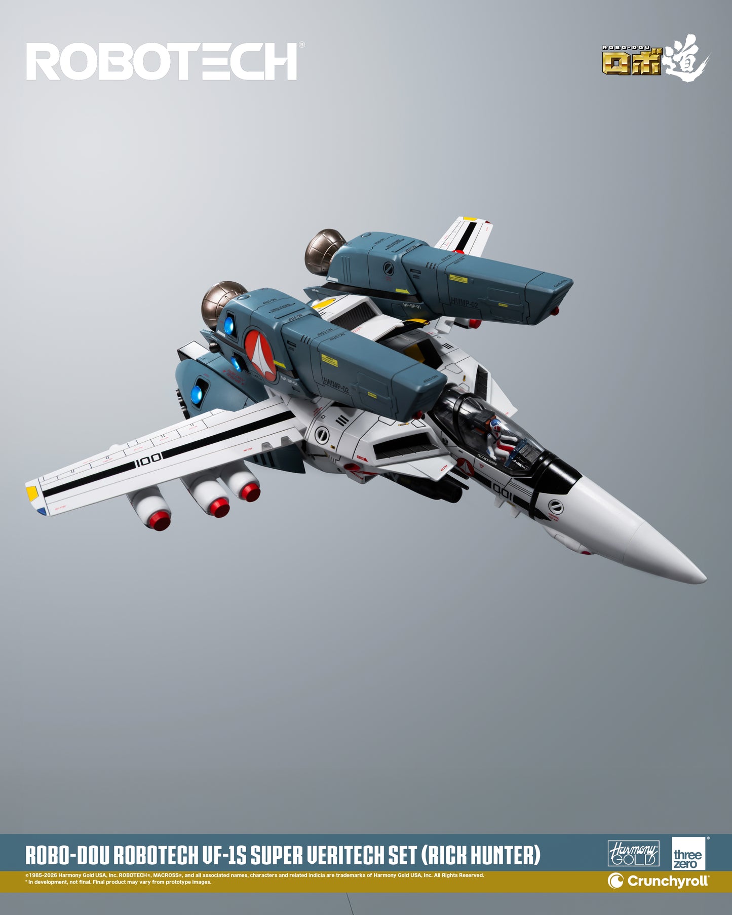[Threezero] 3Z0307 ROBO-DOU ROBOTECH VF‐1S Super Veritech Set (RICK HUNTER)