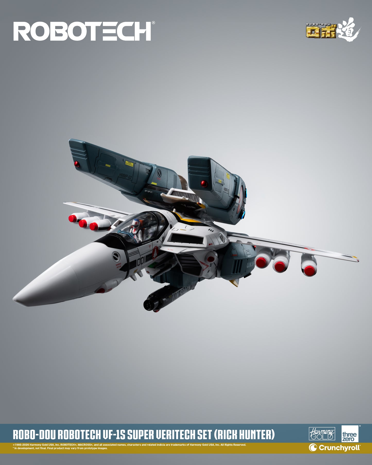 [Threezero] 3Z0307 ROBO-DOU ROBOTECH VF‐1S Super Veritech Set (RICK HUNTER)