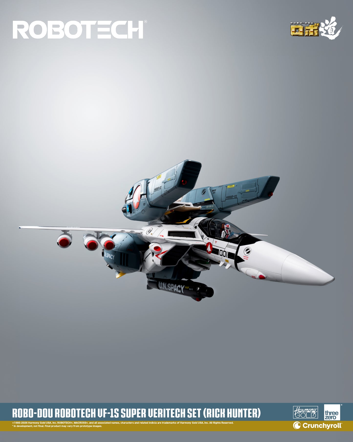 [Threezero] 3Z0307 ROBO-DOU ROBOTECH VF‐1S Super Veritech Set (RICK HUNTER)