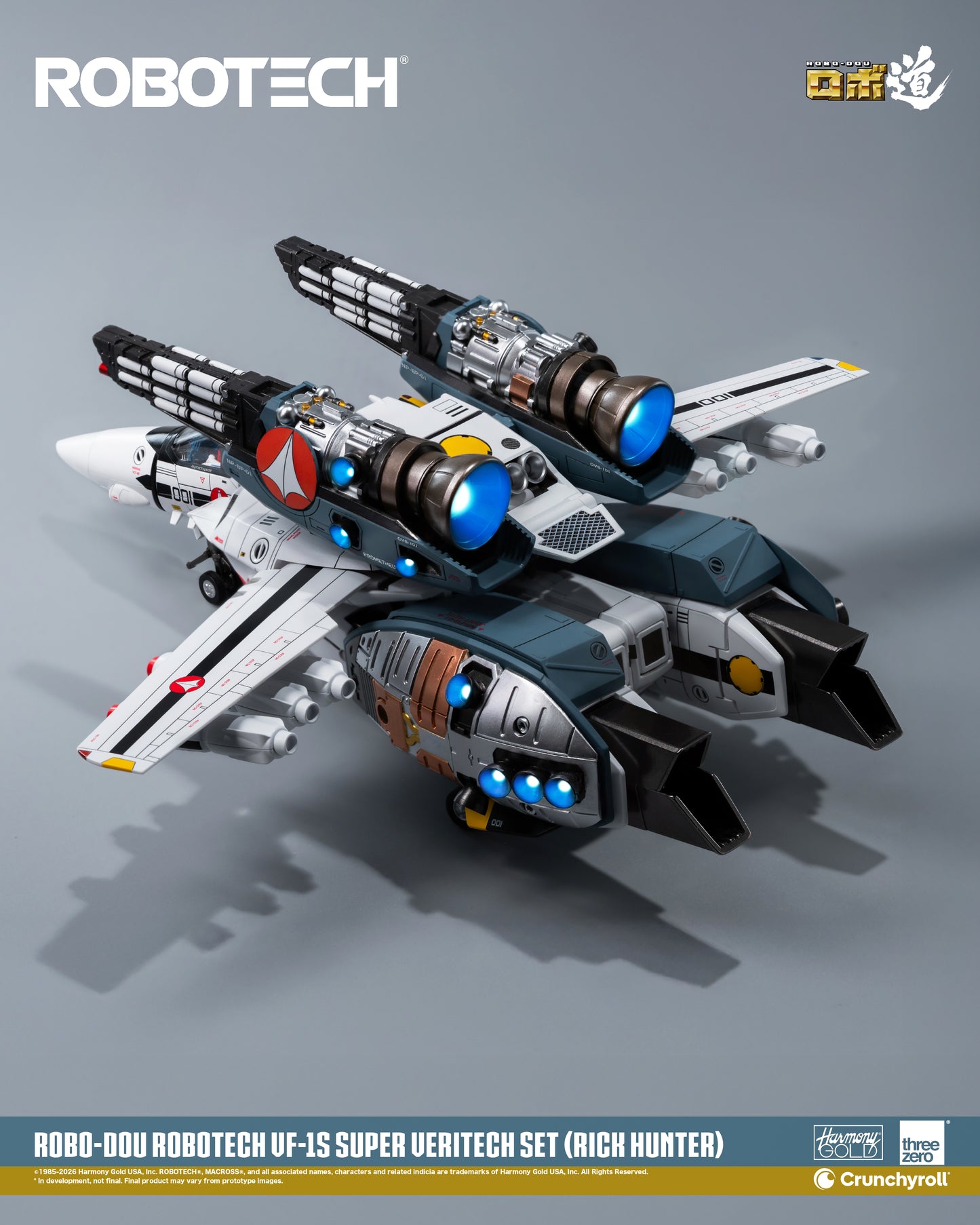 [Threezero] 3Z0307 ROBO-DOU ROBOTECH VF‐1S Super Veritech Set (RICK HUNTER)