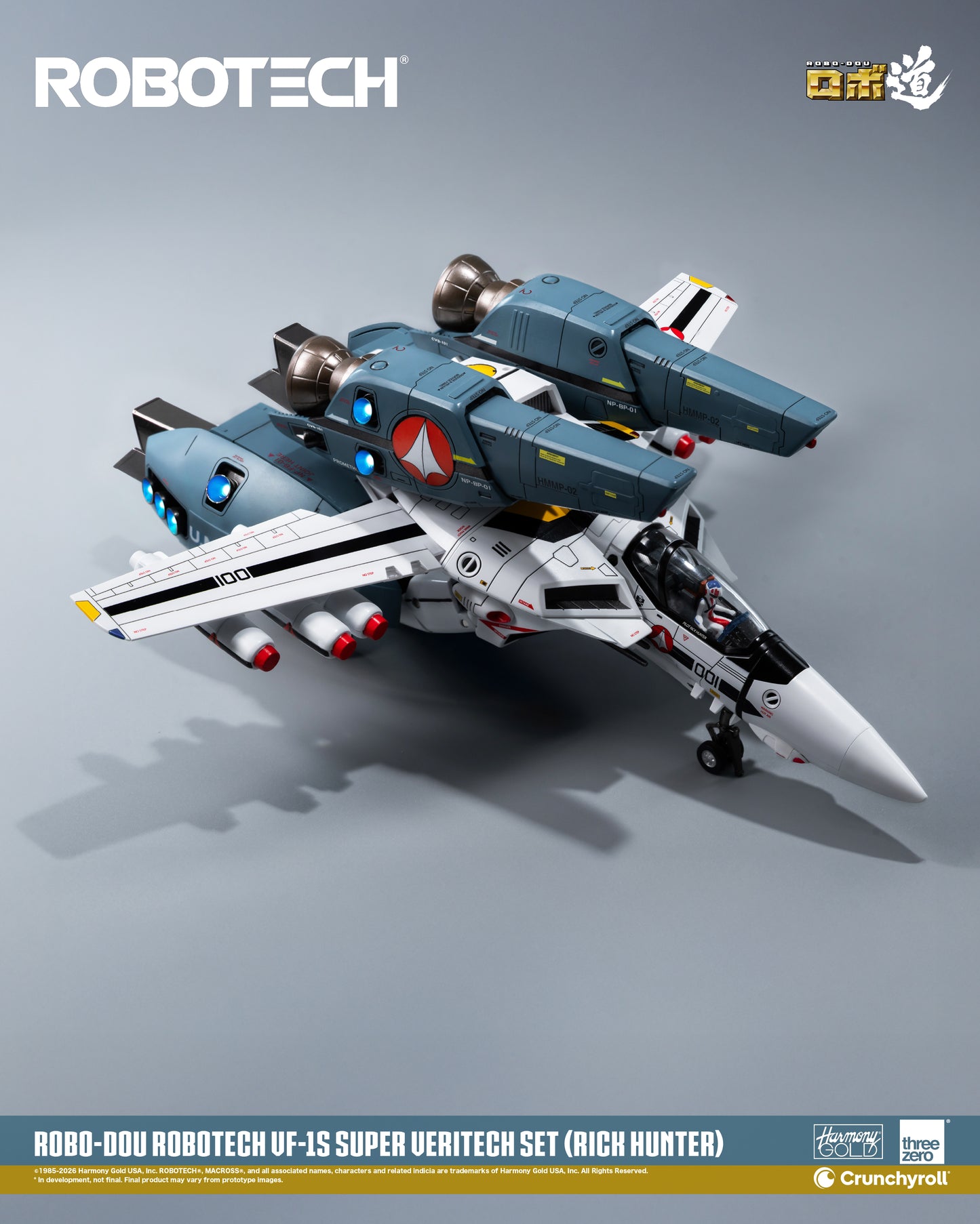 [Threezero] 3Z0307 ROBO-DOU ROBOTECH VF‐1S Super Veritech Set (RICK HUNTER)