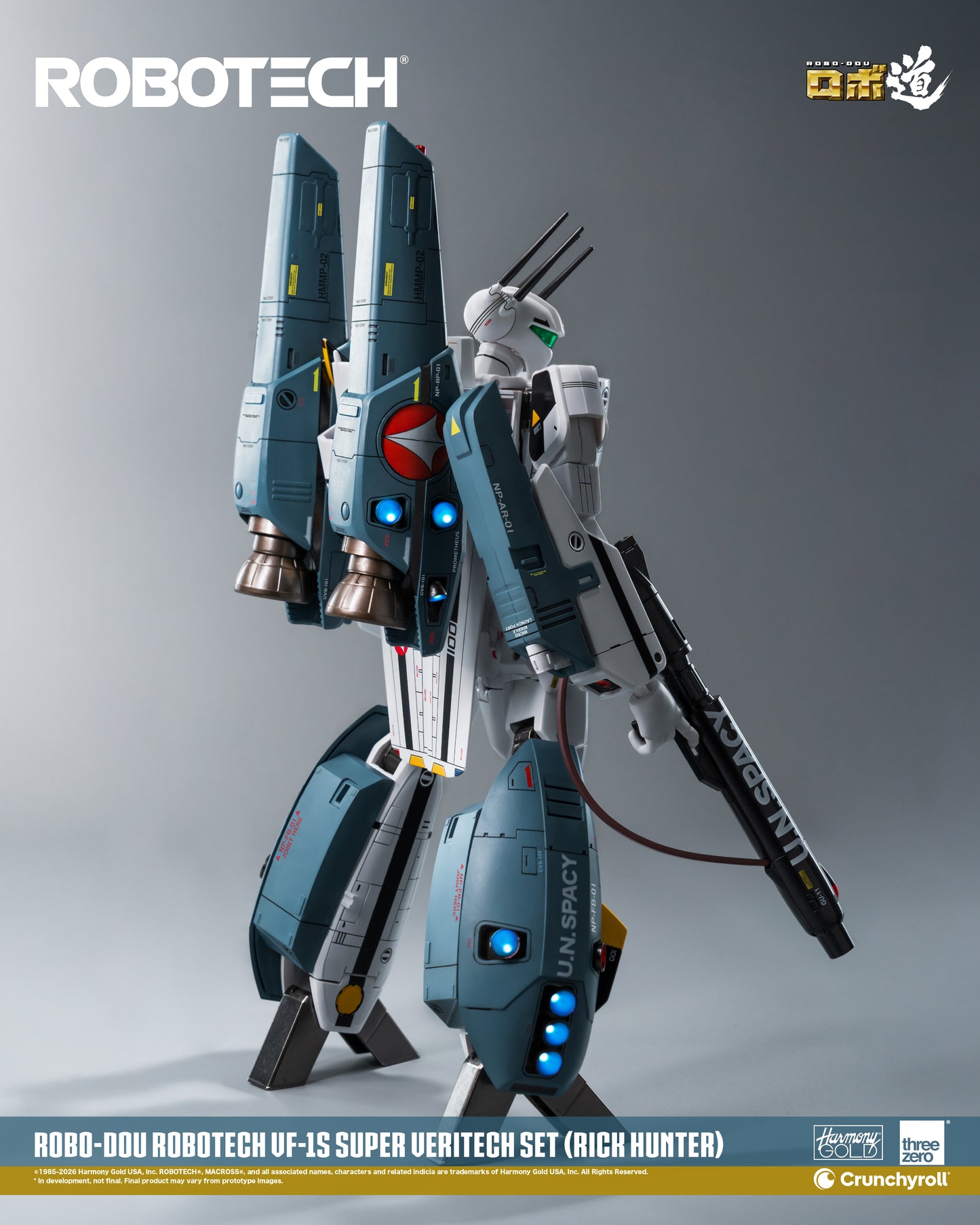 [Threezero] 3Z0307 ROBO-DOU ROBOTECH VF‐1S Super Veritech Set (RICK HUNTER)