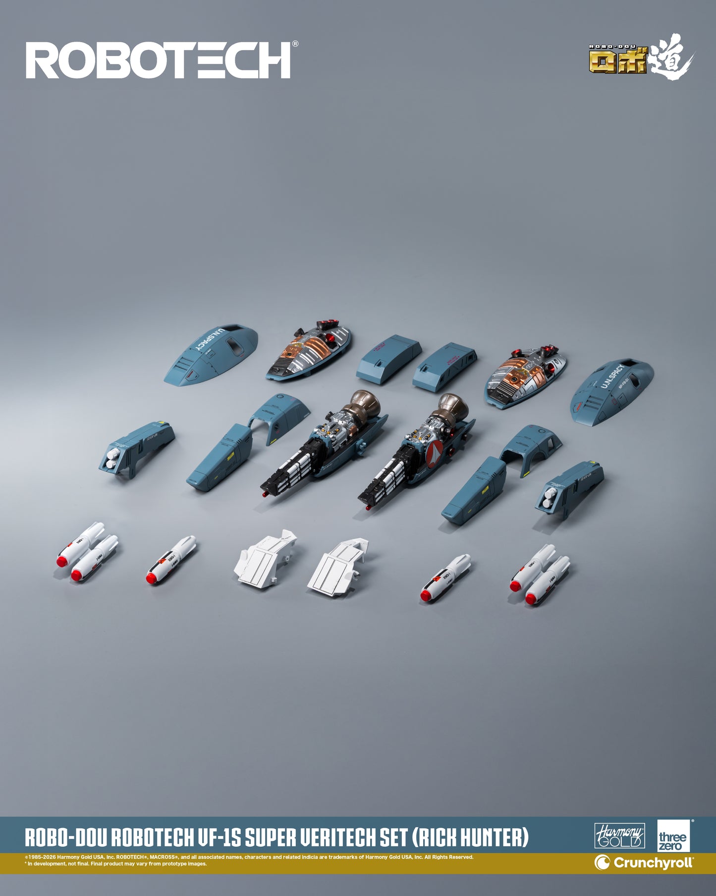 [Threezero] 3Z0307 ROBO-DOU ROBOTECH VF‐1S Super Veritech Set (RICK HUNTER)