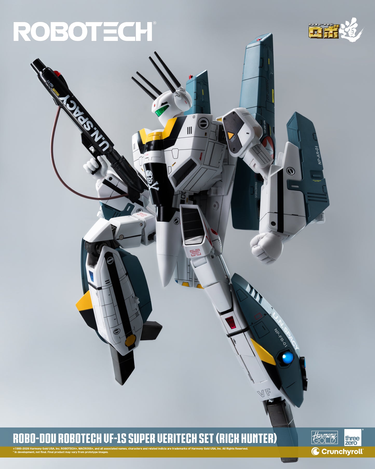 [Threezero] 3Z0307 ROBO-DOU ROBOTECH VF‐1S Super Veritech Set (RICK HUNTER)