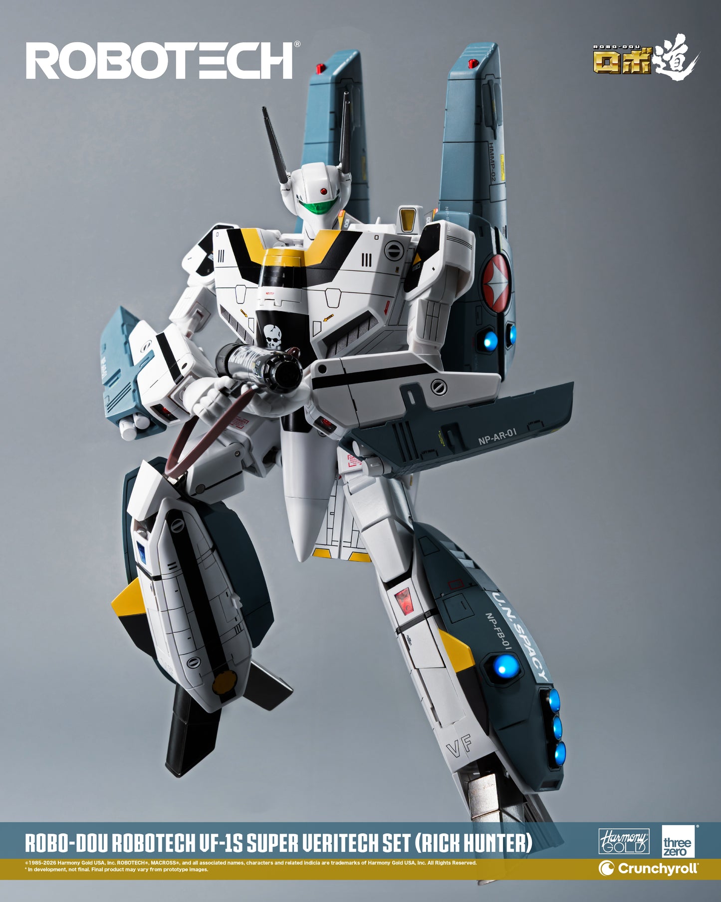 [Threezero] 3Z0307 ROBO-DOU ROBOTECH VF‐1S Super Veritech Set (RICK HUNTER)