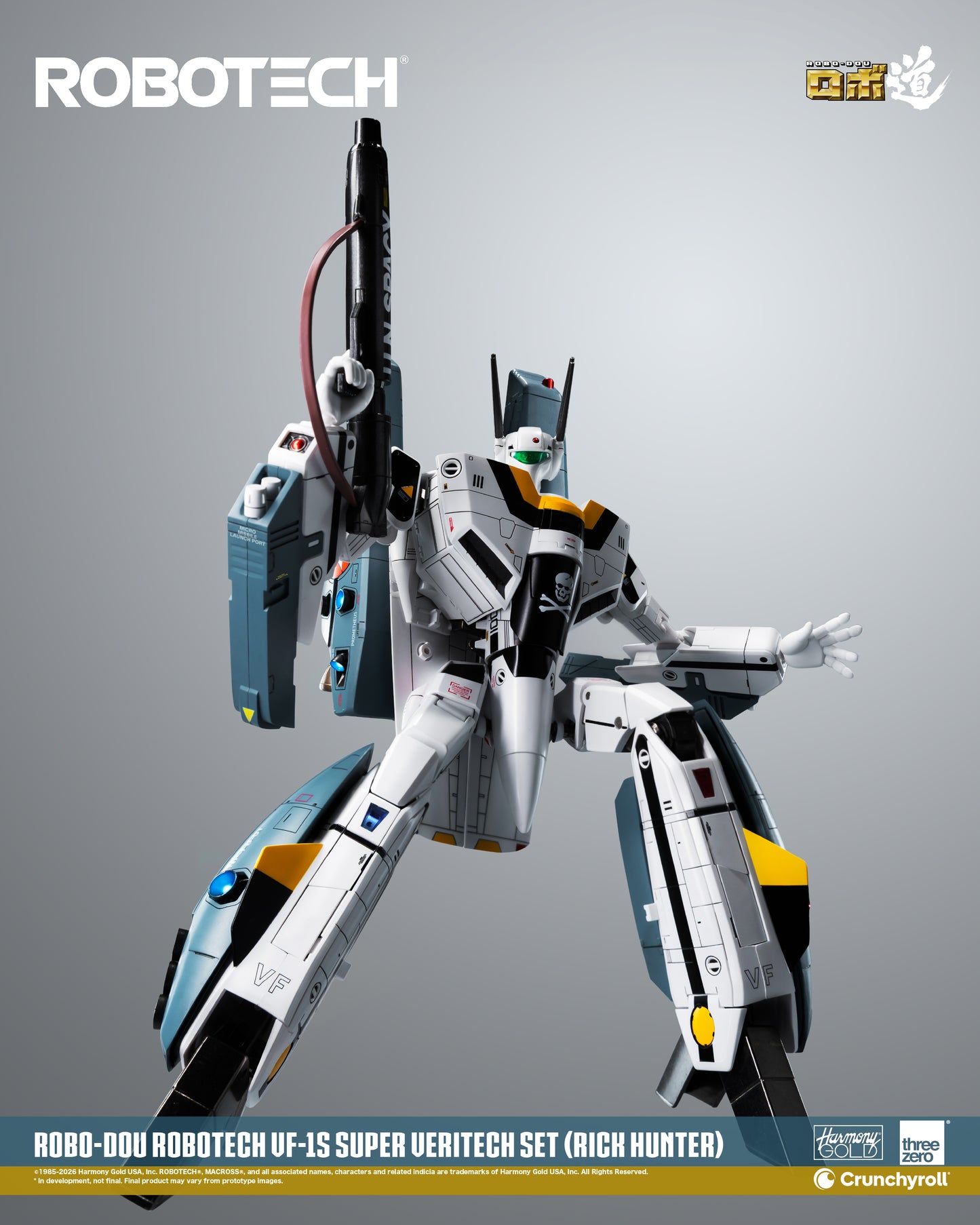 [Threezero] 3Z0307 ROBO-DOU ROBOTECH VF‐1S Super Veritech Set (RICK HUNTER)