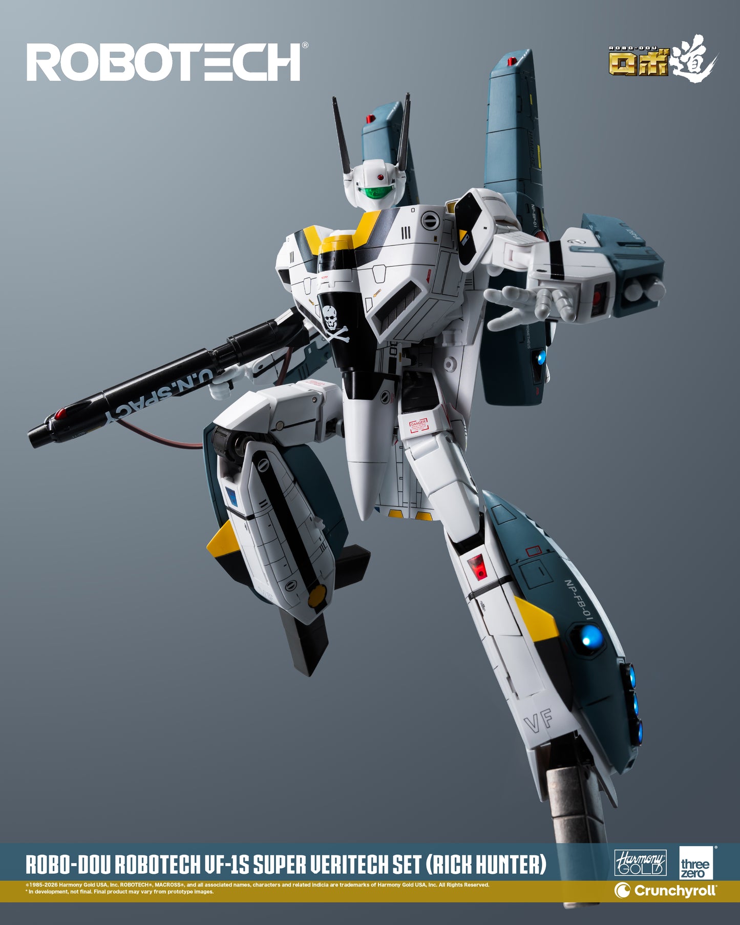 [Threezero] 3Z0307 ROBO-DOU ROBOTECH VF‐1S Super Veritech Set (RICK HUNTER)