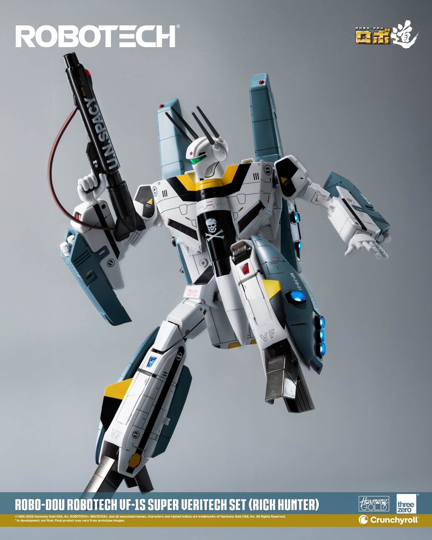 [Threezero] 3Z0307 ROBO-DOU ROBOTECH VF‐1S Super Veritech Set (RICK HUNTER)