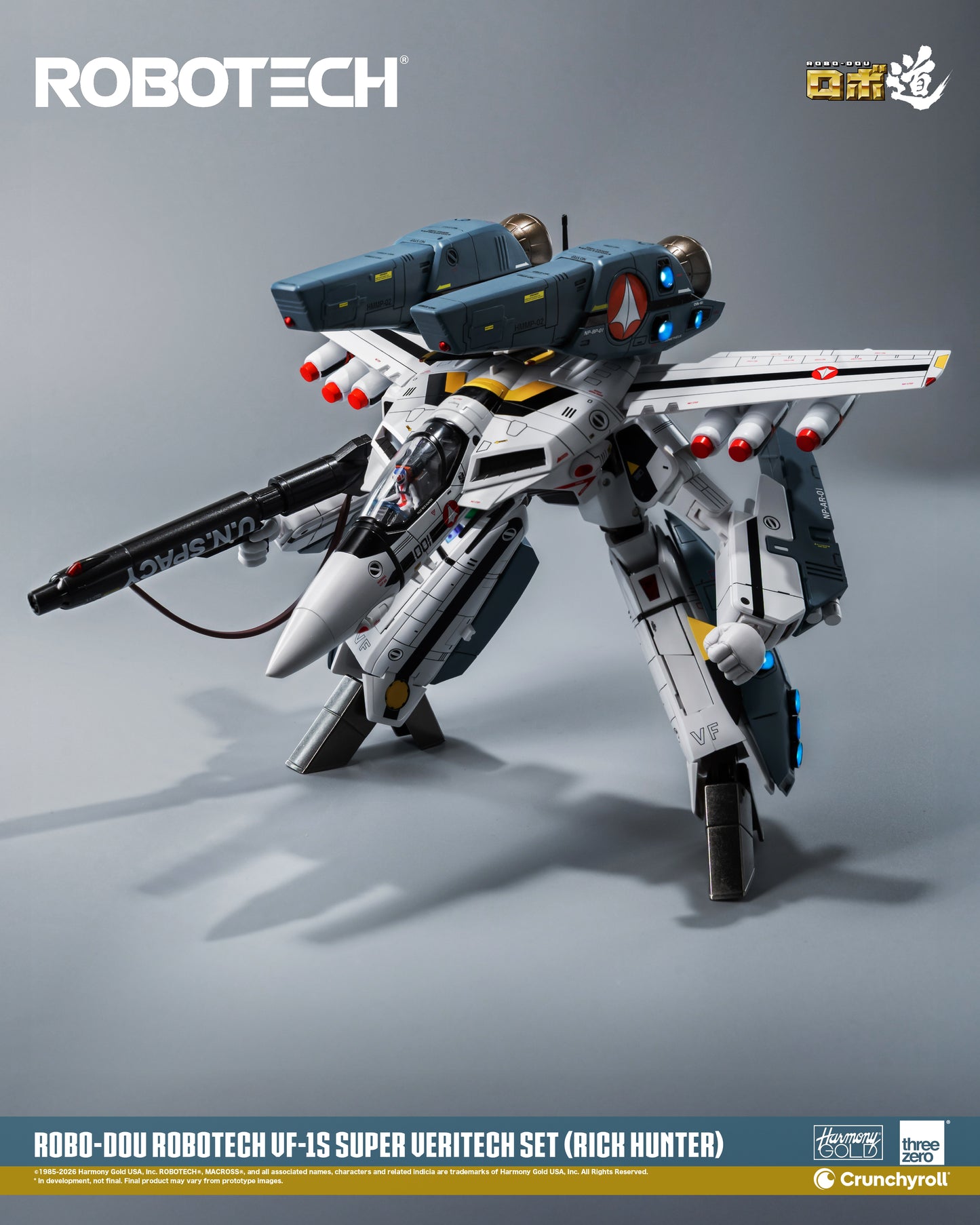 [Threezero] 3Z0307 ROBO-DOU ROBOTECH VF‐1S Super Veritech Set (RICK HUNTER)
