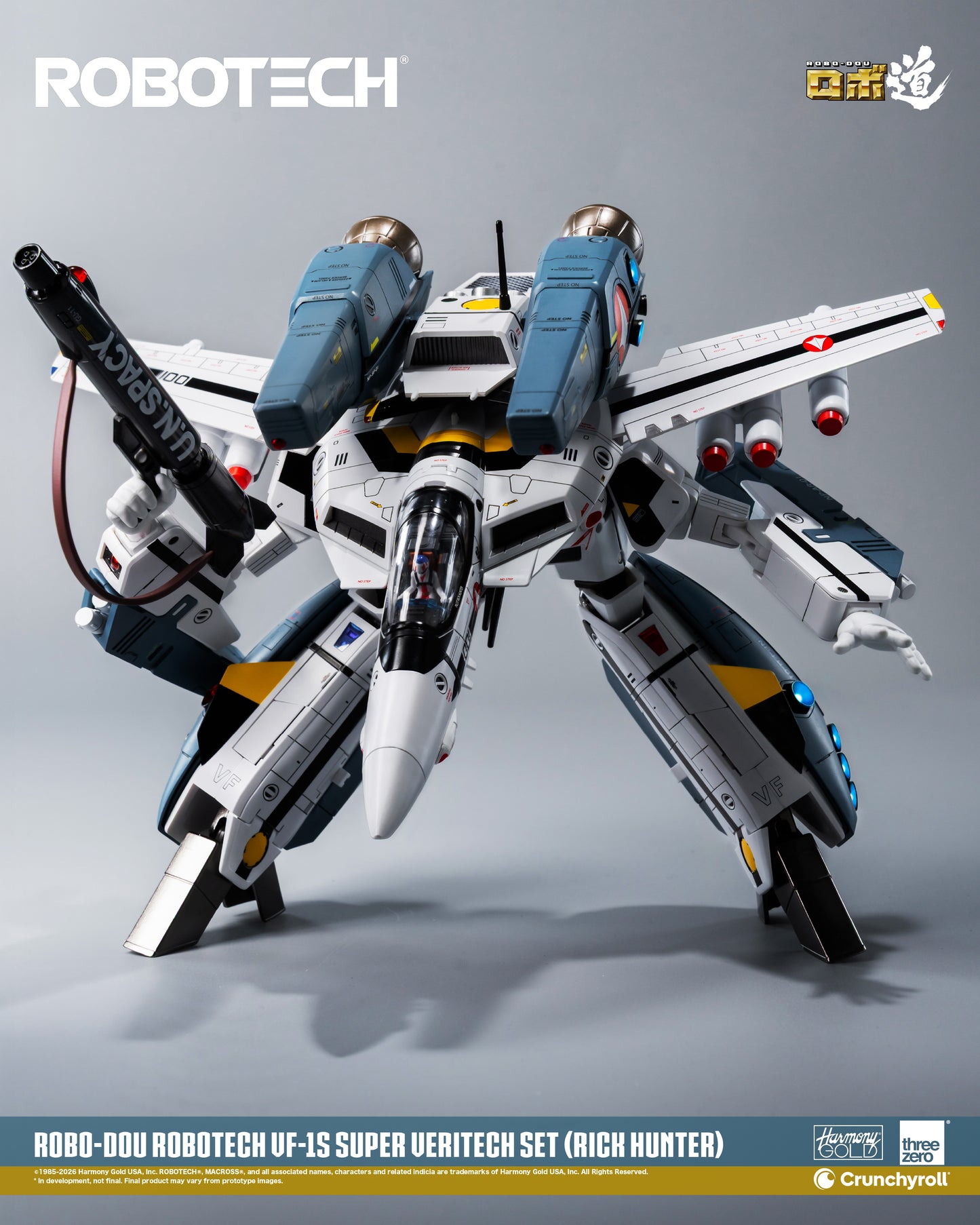 [Threezero] 3Z0307 ROBO-DOU ROBOTECH VF‐1S Super Veritech Set (RICK HUNTER)