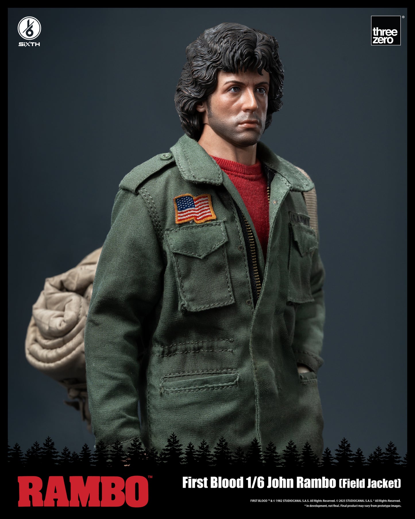 Threezero: Rambo: First Blood - 1/6 John Rambo (Field Jacket)