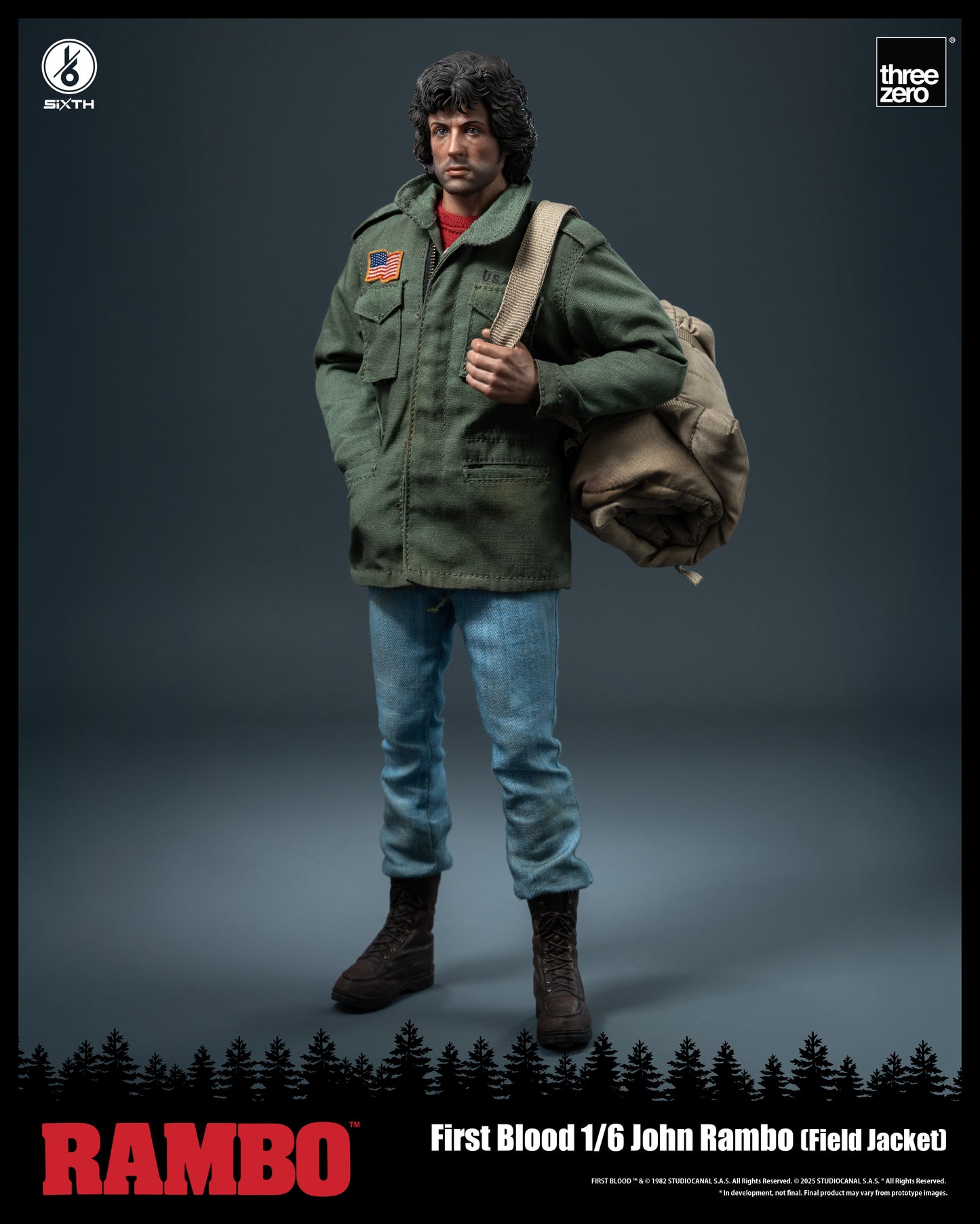 Threezero: Rambo: First Blood - 1/6 John Rambo (Field Jacket)