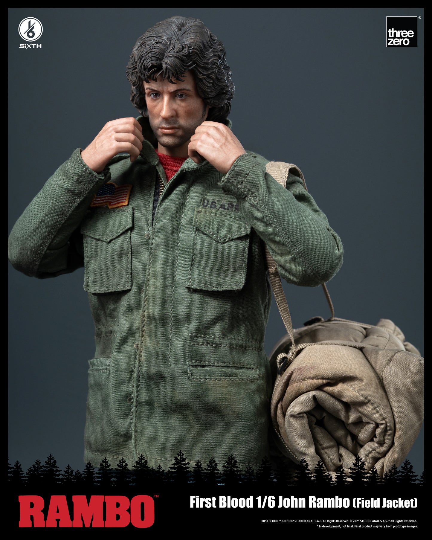Threezero: Rambo: First Blood - 1/6 John Rambo (Field Jacket)