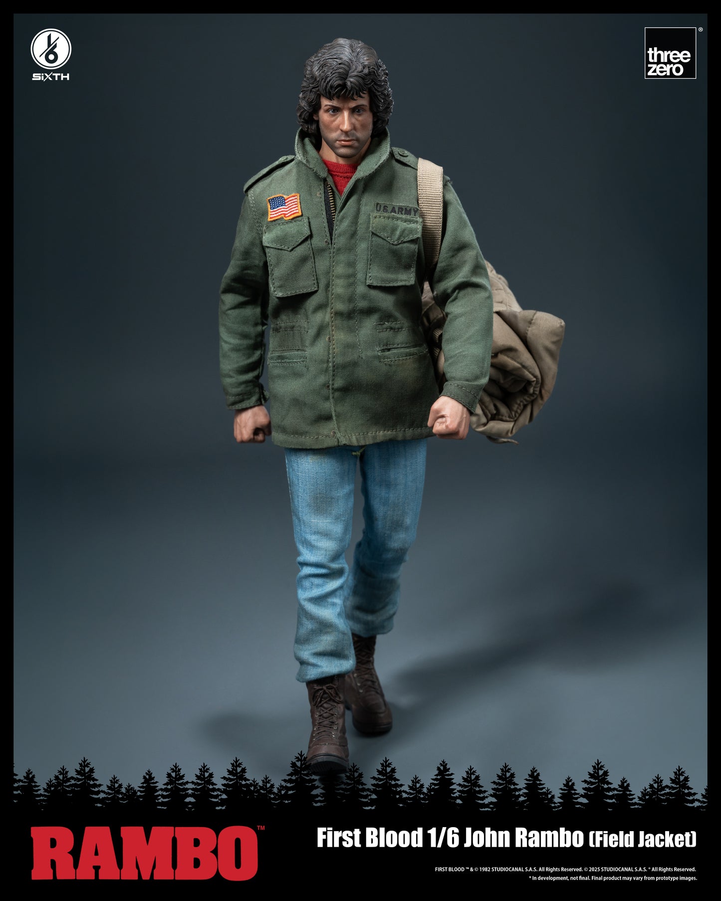 Threezero: Rambo: First Blood - 1/6 John Rambo (Field Jacket)