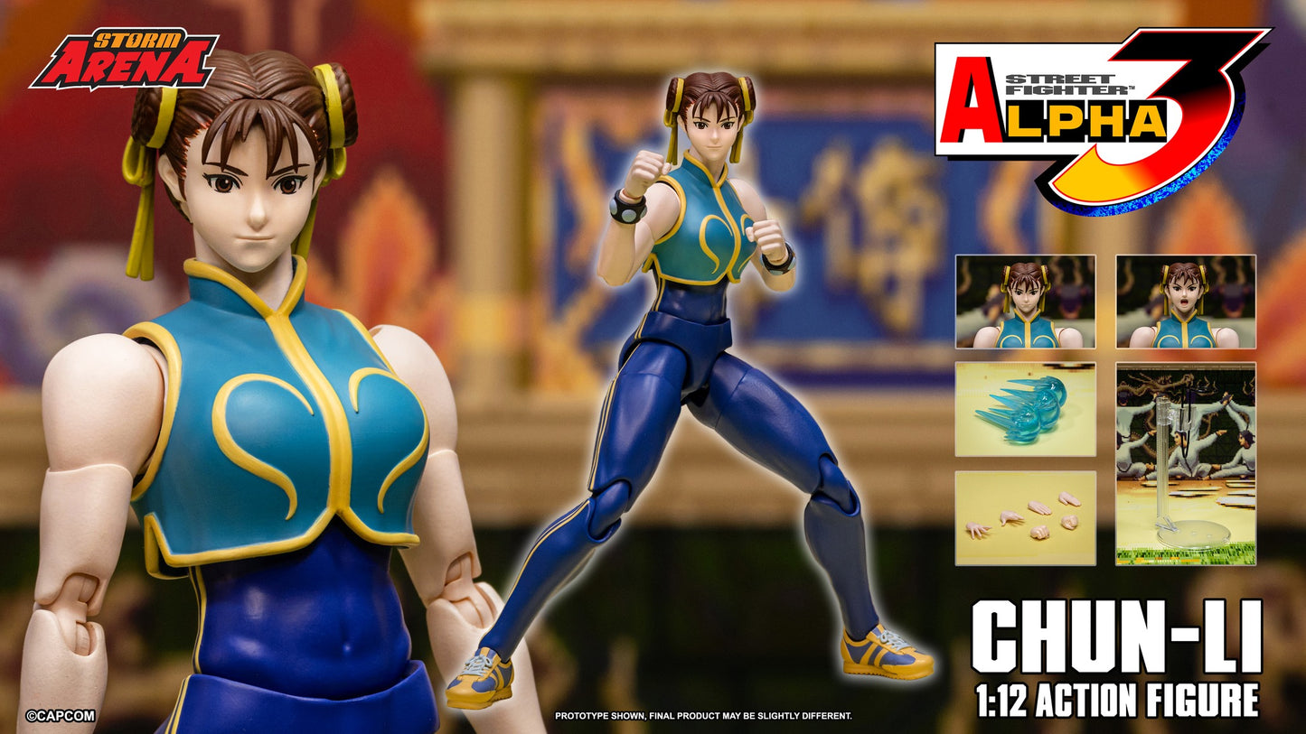 Storm Collectibles: CHUN LI - STREET FIGHTER ALPHA 3 "Storm Arena" 1/12 Scale
