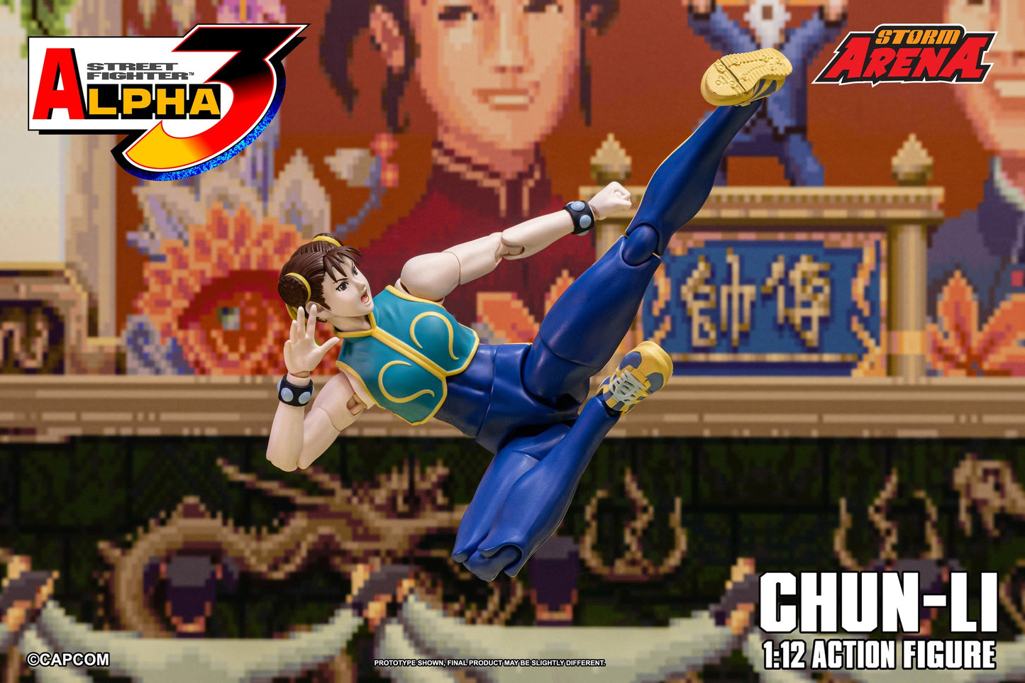 Storm Collectibles: CHUN LI - STREET FIGHTER ALPHA 3 "Storm Arena" 1/12 Scale