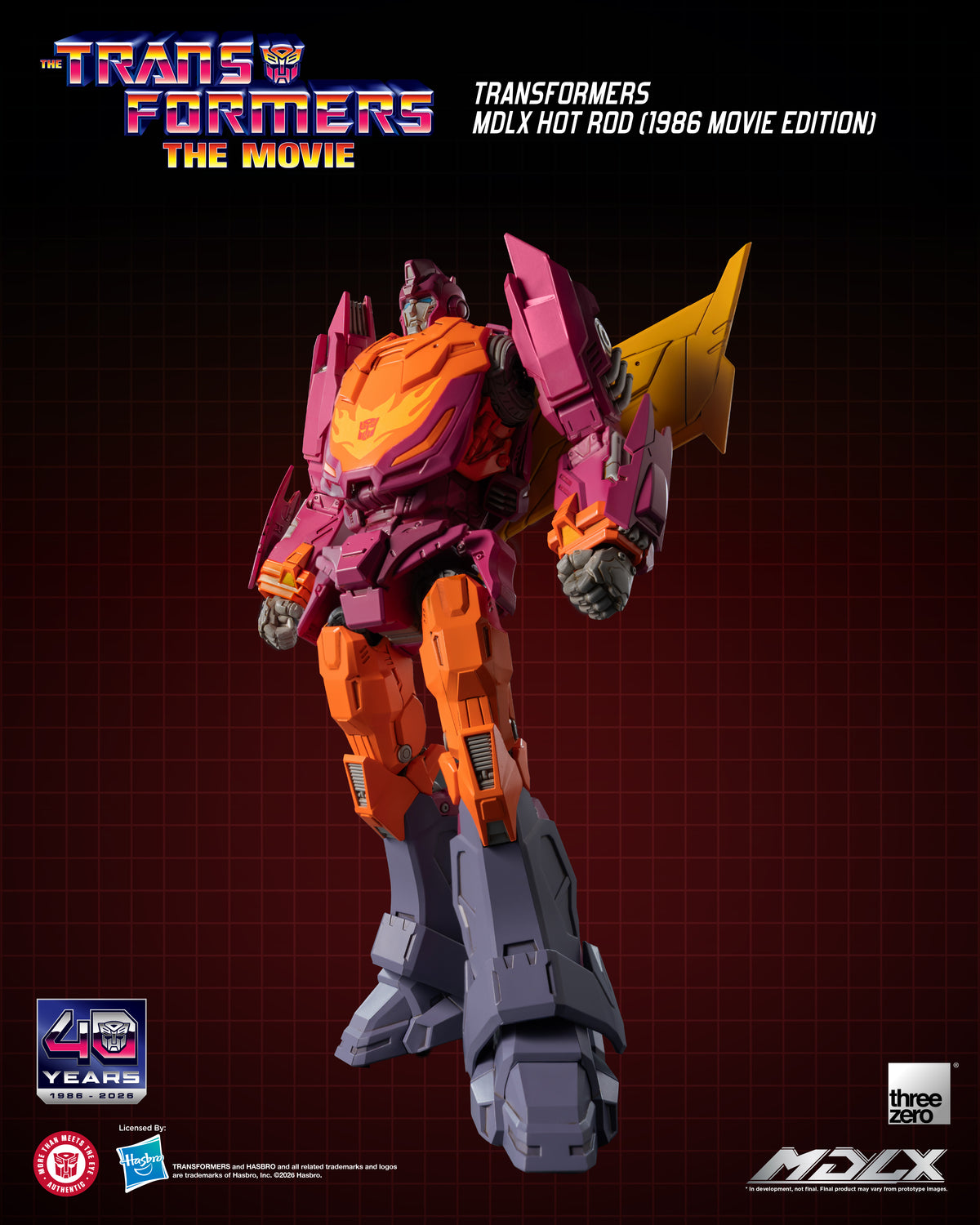 Threezero: Transformers MDLX Hot Rod (1986 Movie Edition)