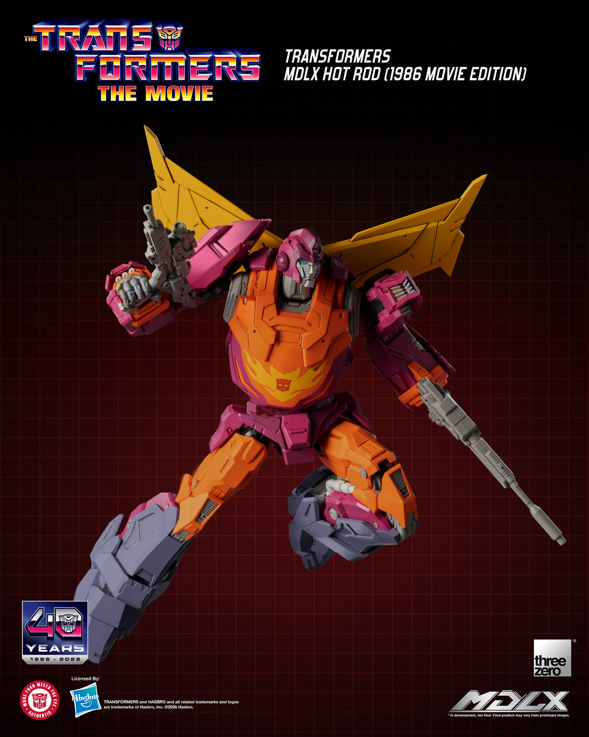 Threezero: Transformers MDLX Hot Rod (1986 Movie Edition)