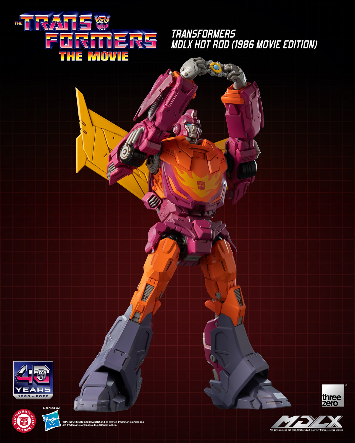 Threezero: Transformers MDLX Hot Rod (1986 Movie Edition)